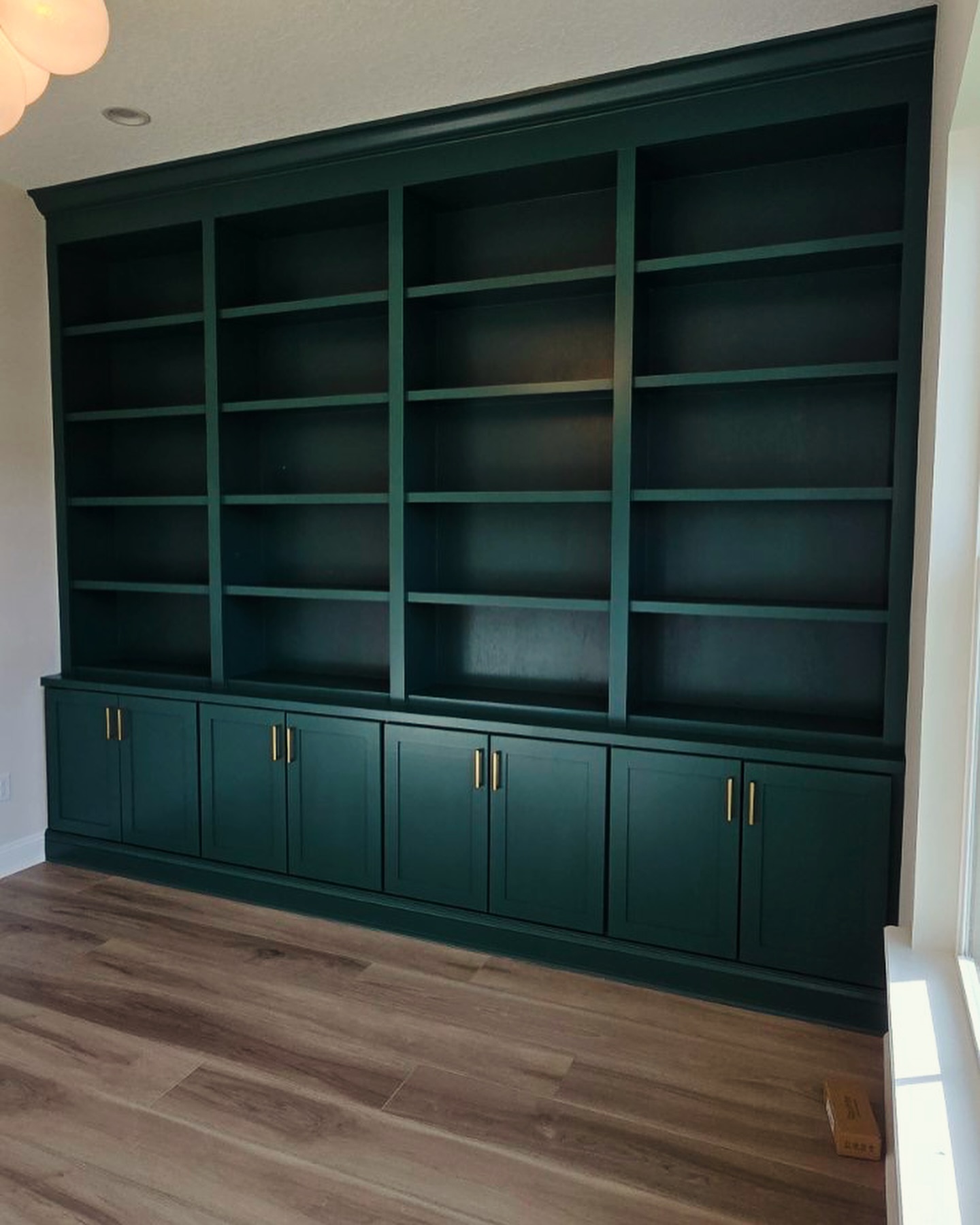 Custom Office Built-Ins project by AVP Construction JAX