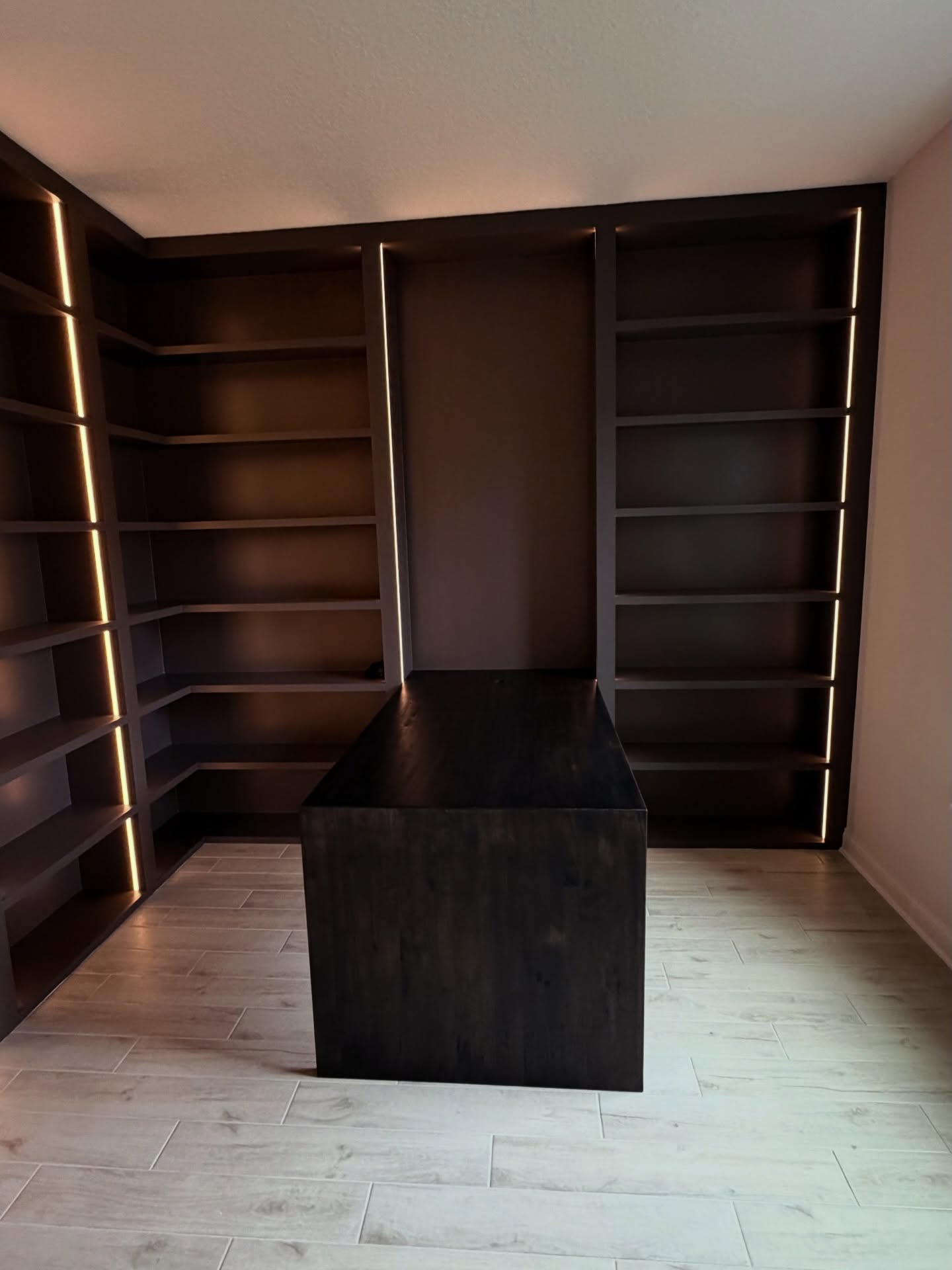 Custom Office Built-Ins project by AVP Construction JAX