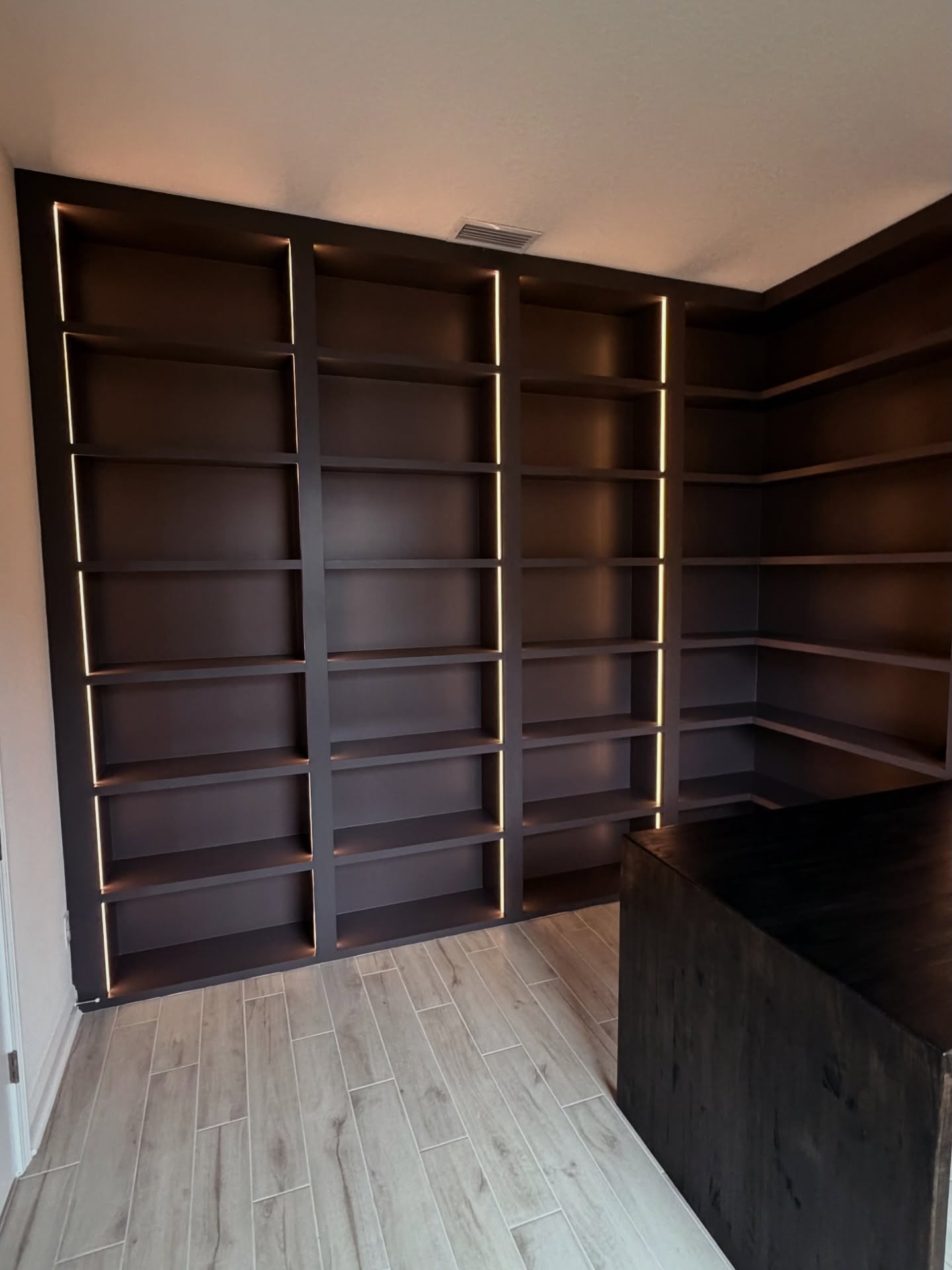 Custom Office Built-Ins project by AVP Construction JAX