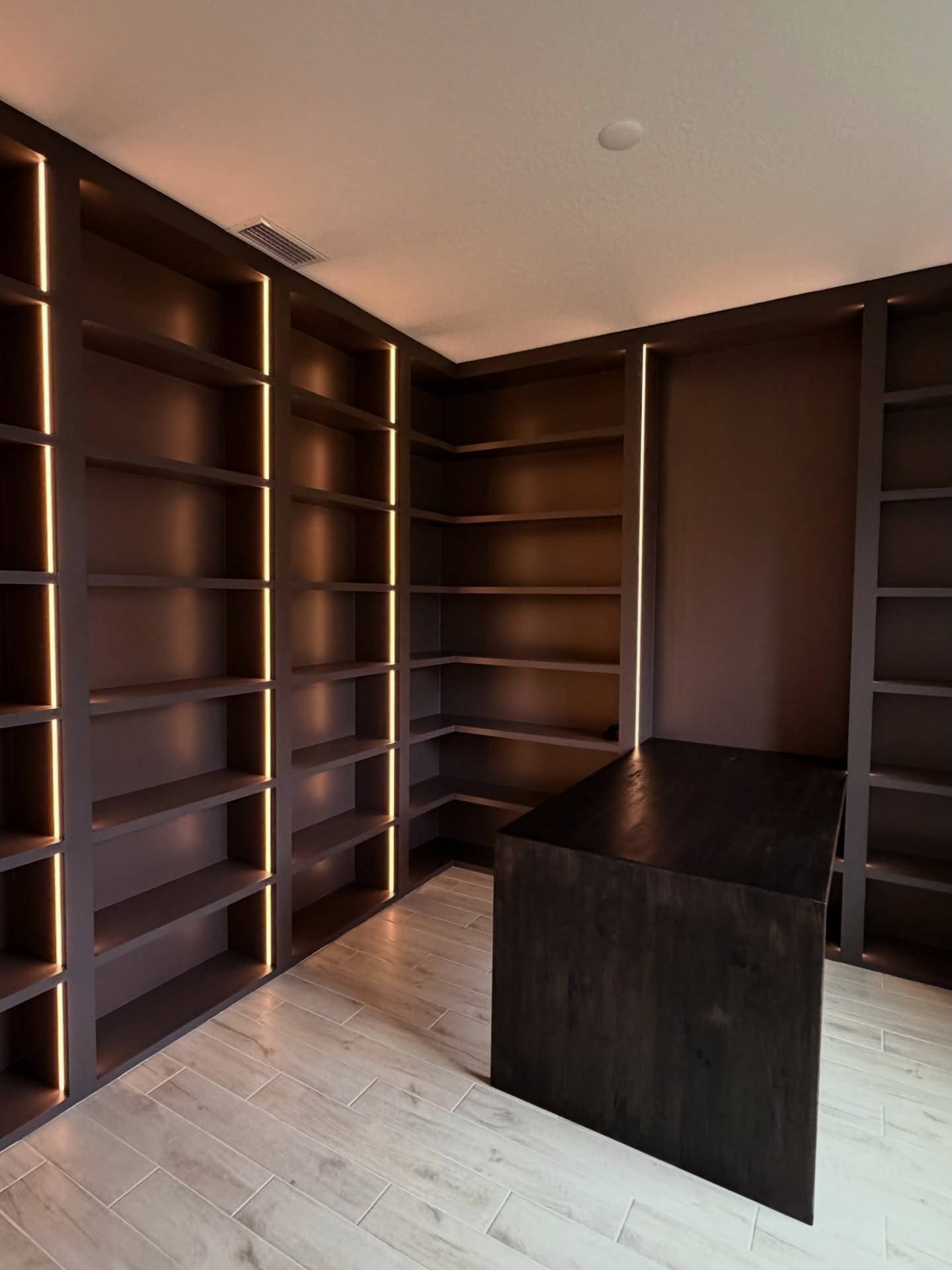 Custom Office Built-Ins project by AVP Construction JAX