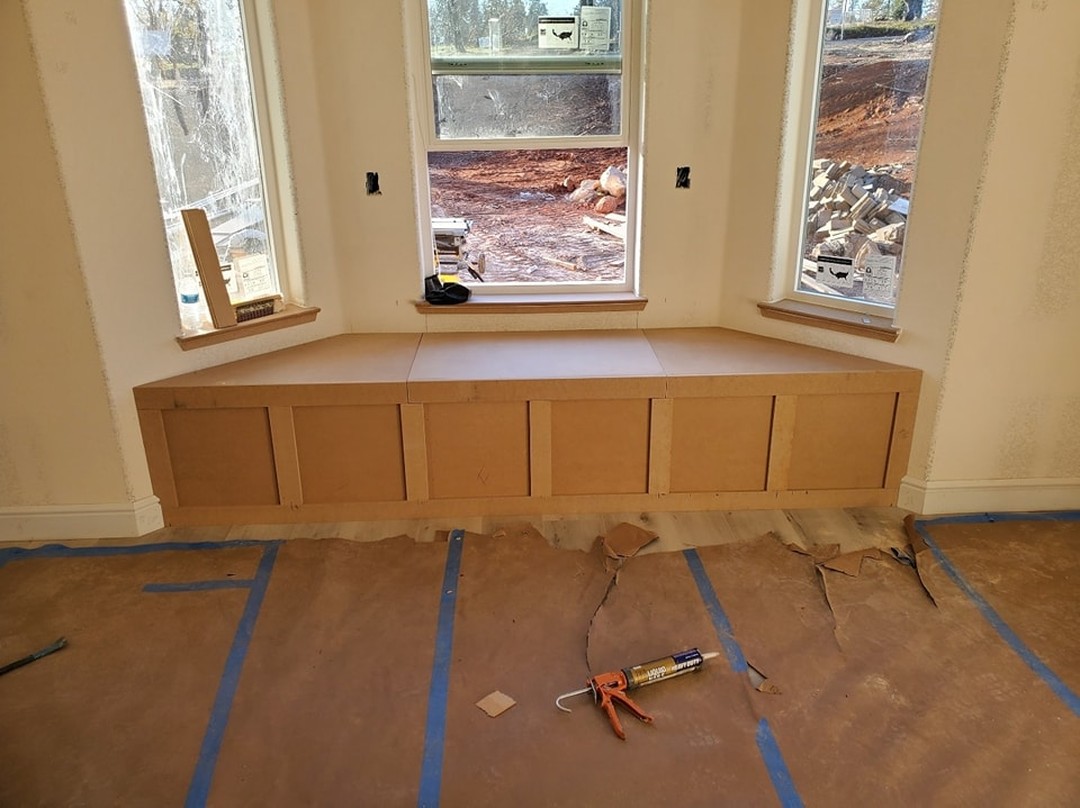 Custom Office Built-Ins project by AVP Construction JAX