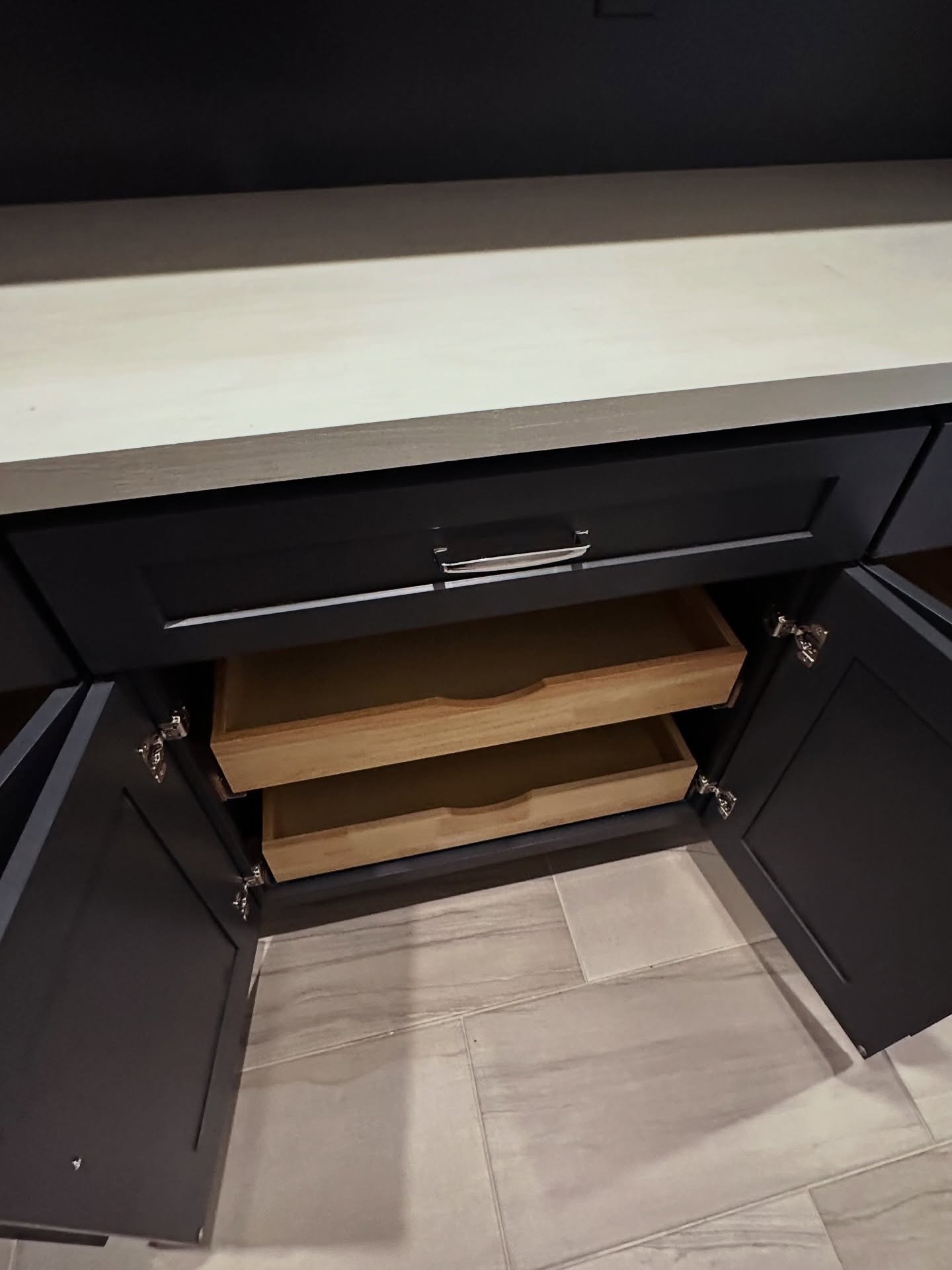 Custom Office Built-Ins project by AVP Construction JAX