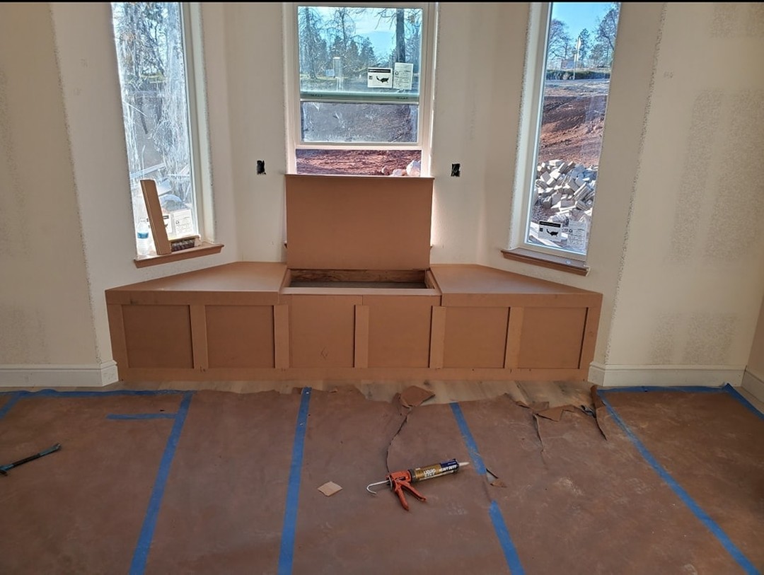 Custom Office Built-Ins project by AVP Construction JAX