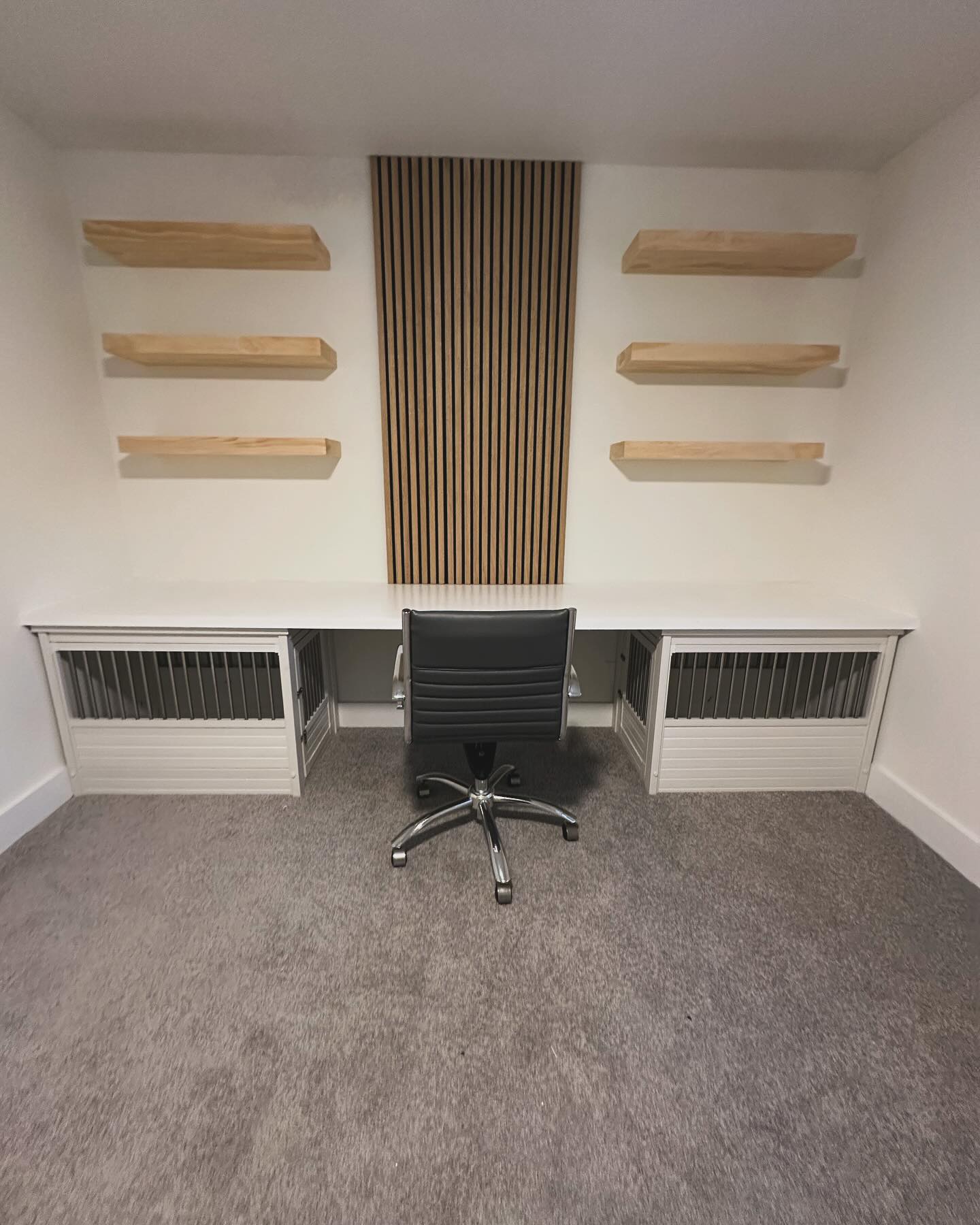 Custom Office Built-Ins project by AVP Construction JAX