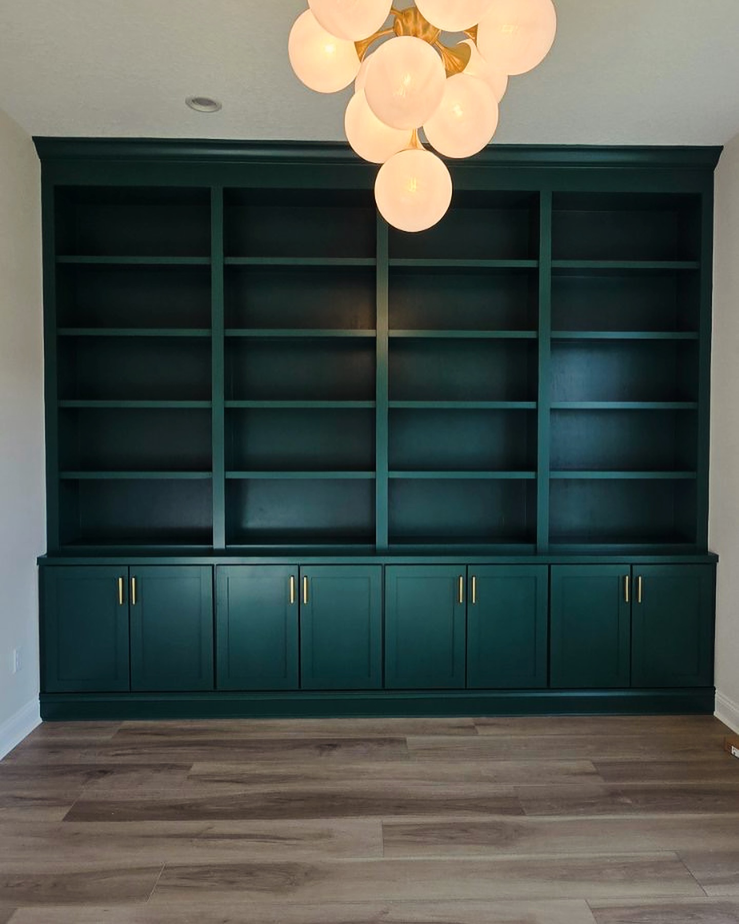 Custom Office Built-Ins project by AVP Construction JAX