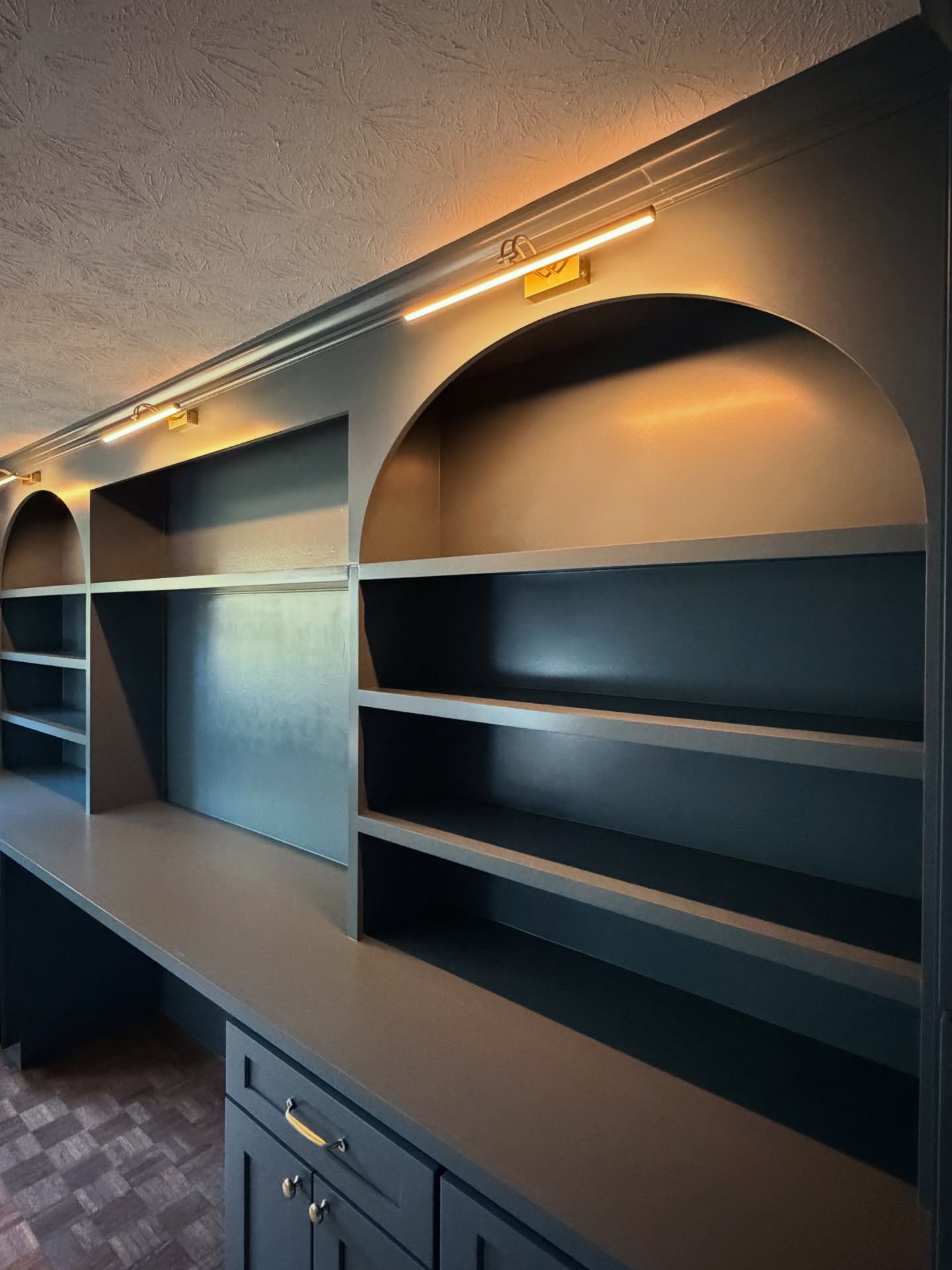 Custom Office Built-Ins project by AVP Construction JAX