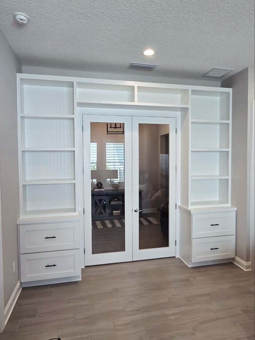 Custom Office Built-Ins project by AVP Construction JAX