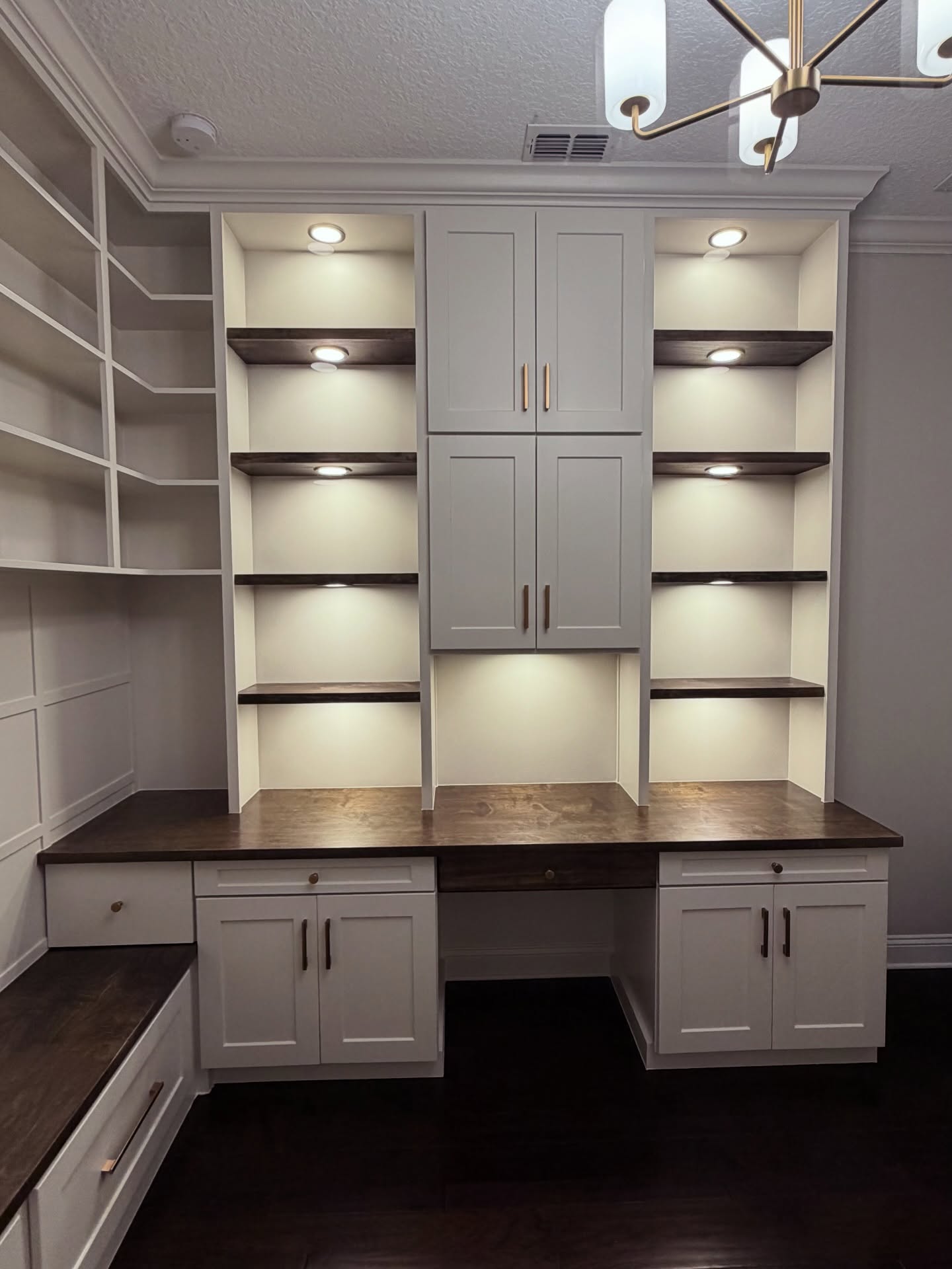 Custom Office Built-Ins project by AVP Construction JAX