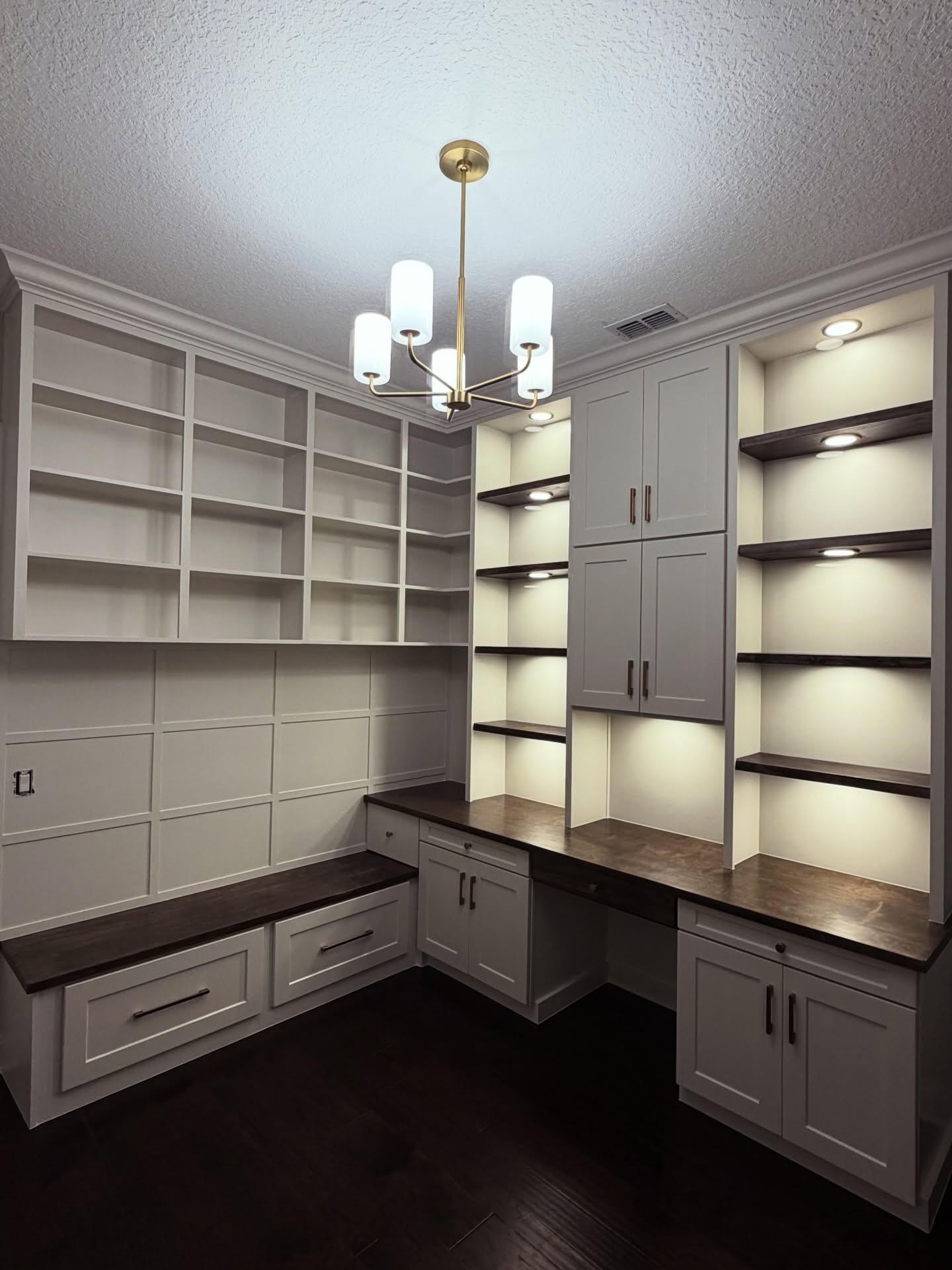 Custom Office Built-Ins project by AVP Construction JAX