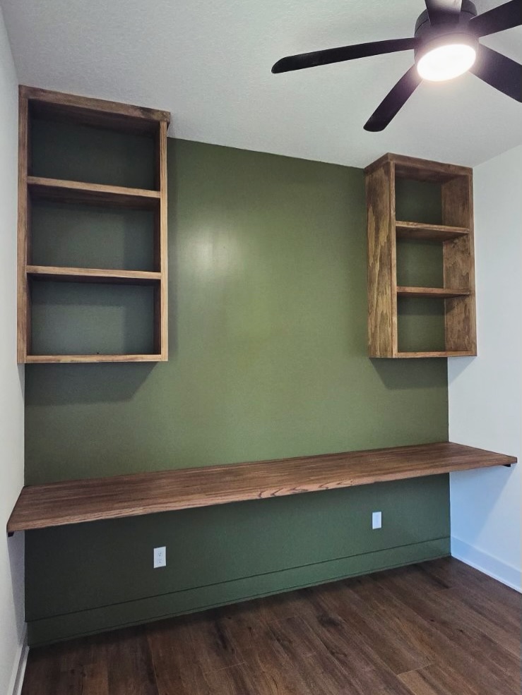 Custom Office Built-Ins project by AVP Construction JAX