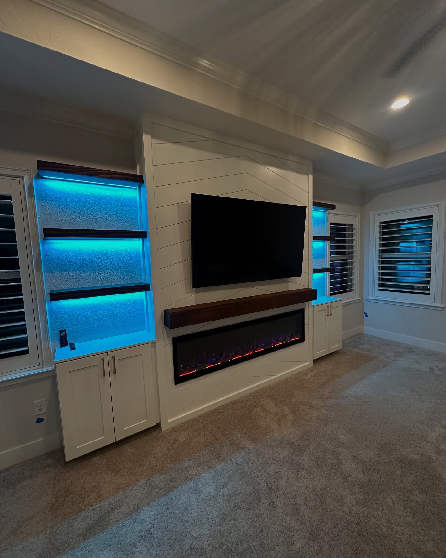 TV Entertainment Centers project by AVP Construction JAX