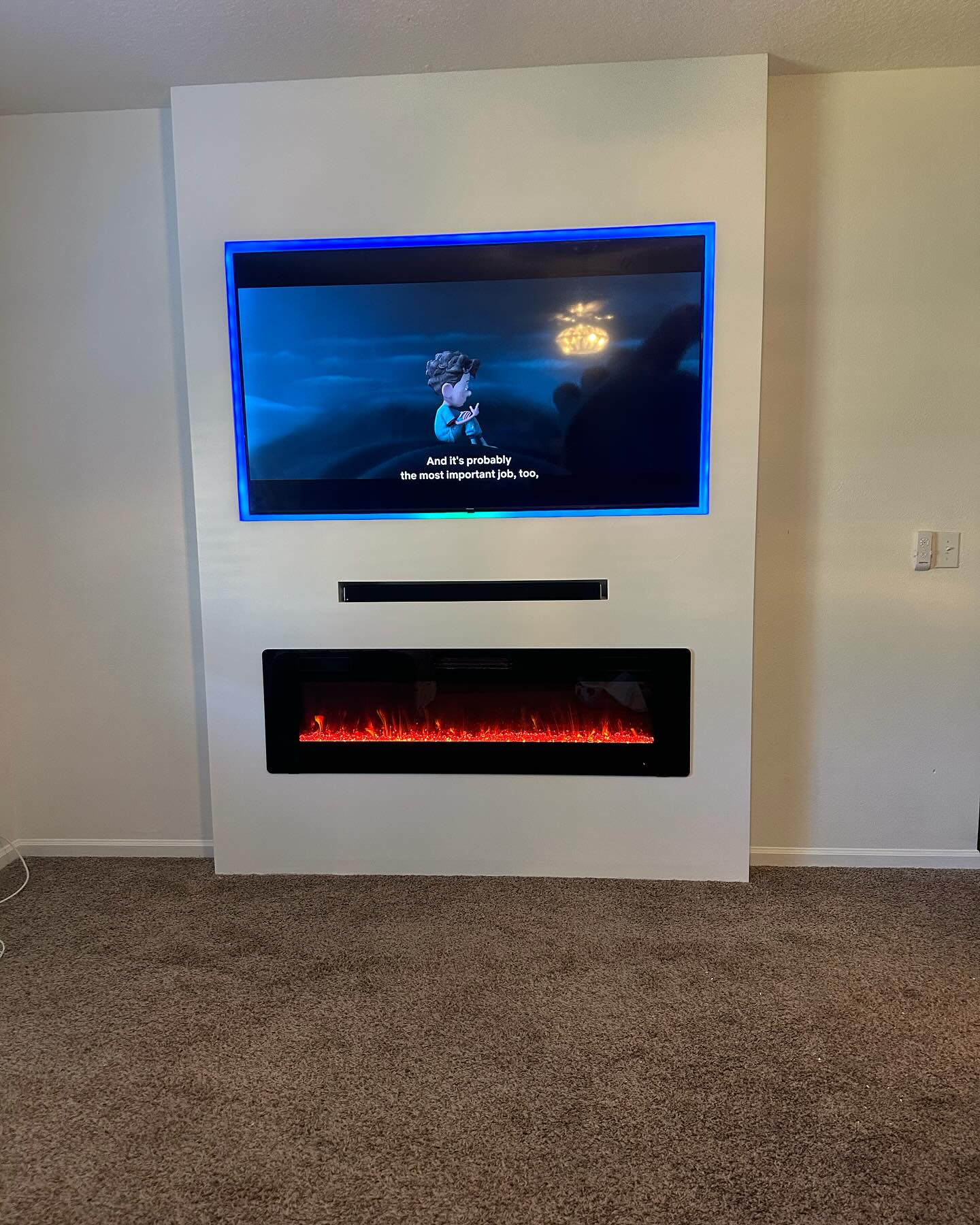 TV Entertainment Centers project by AVP Construction JAX
