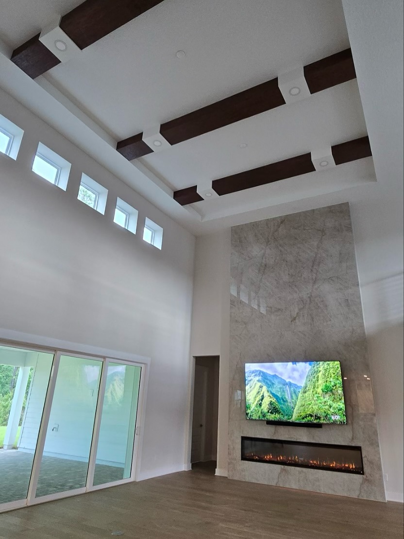 TV Entertainment Centers project by AVP Construction JAX