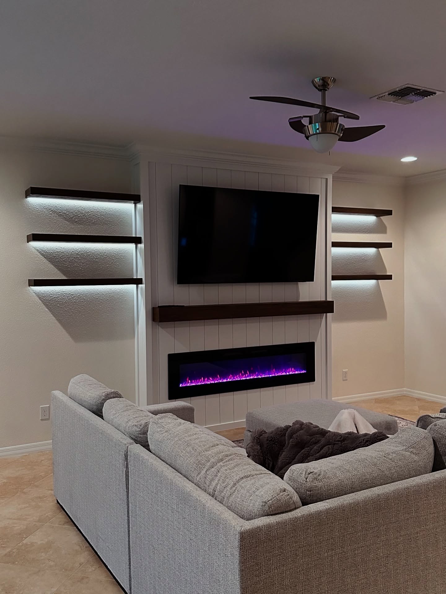 TV Entertainment Centers project by AVP Construction JAX
