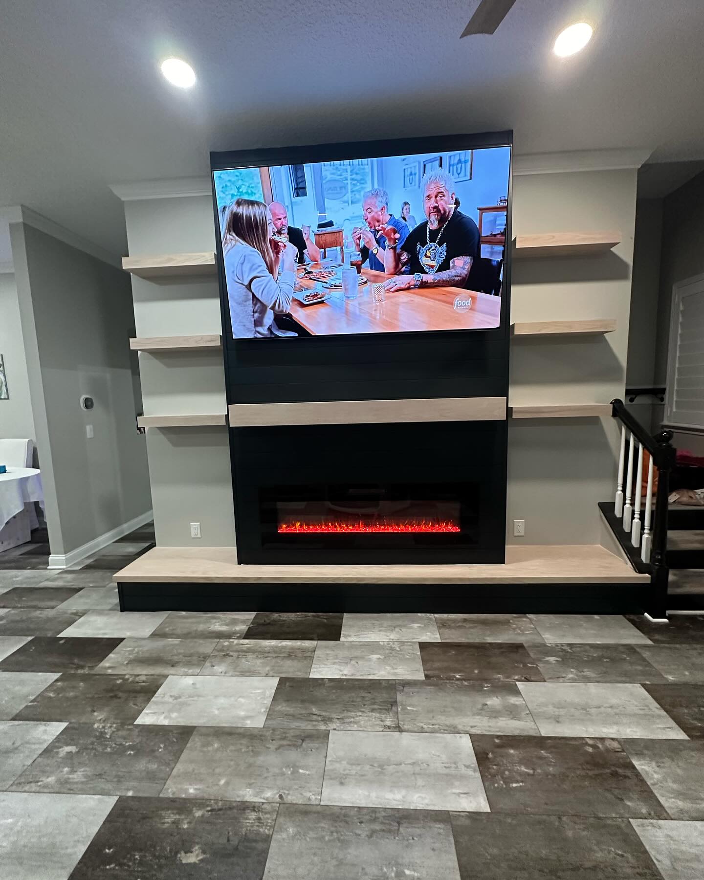 TV Entertainment Centers project by AVP Construction JAX