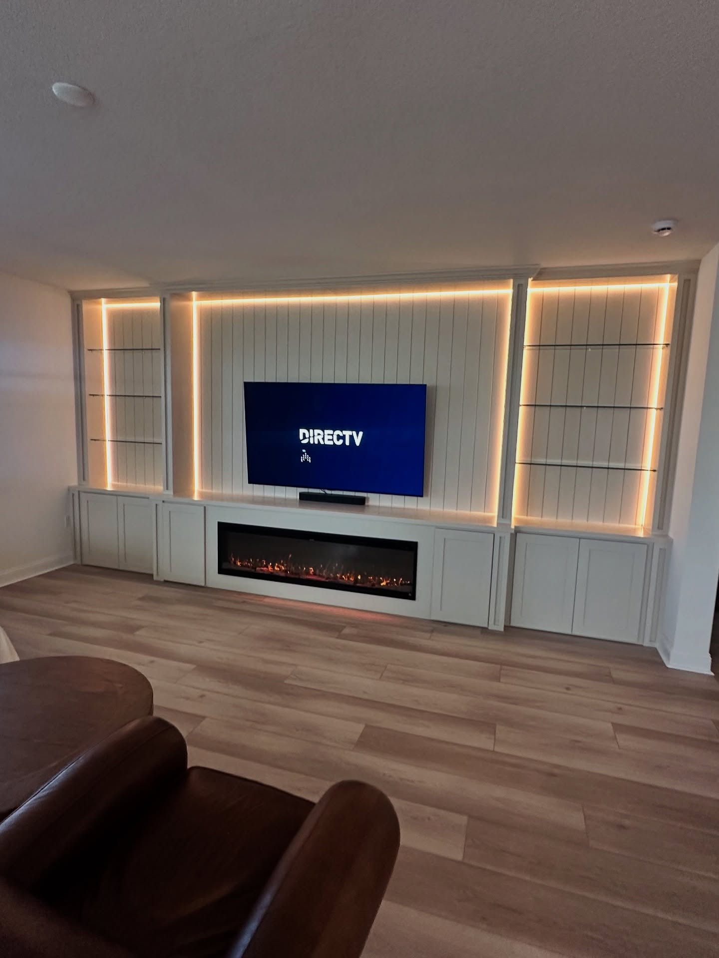 TV Entertainment Centers project by AVP Construction JAX