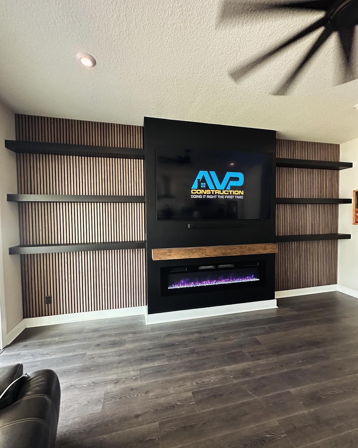 TV Entertainment Centers project by AVP Construction JAX