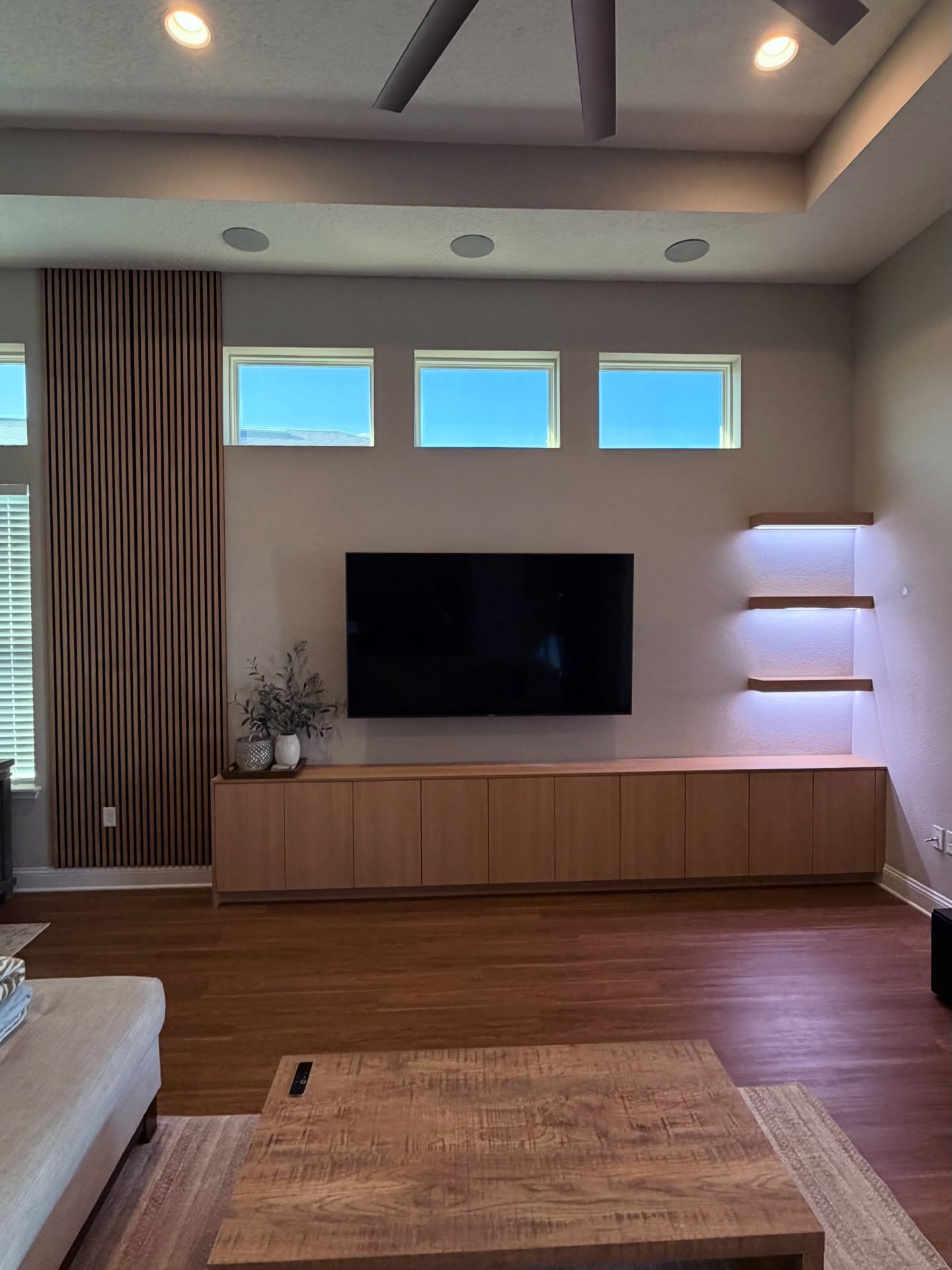 TV Entertainment Centers project by AVP Construction JAX