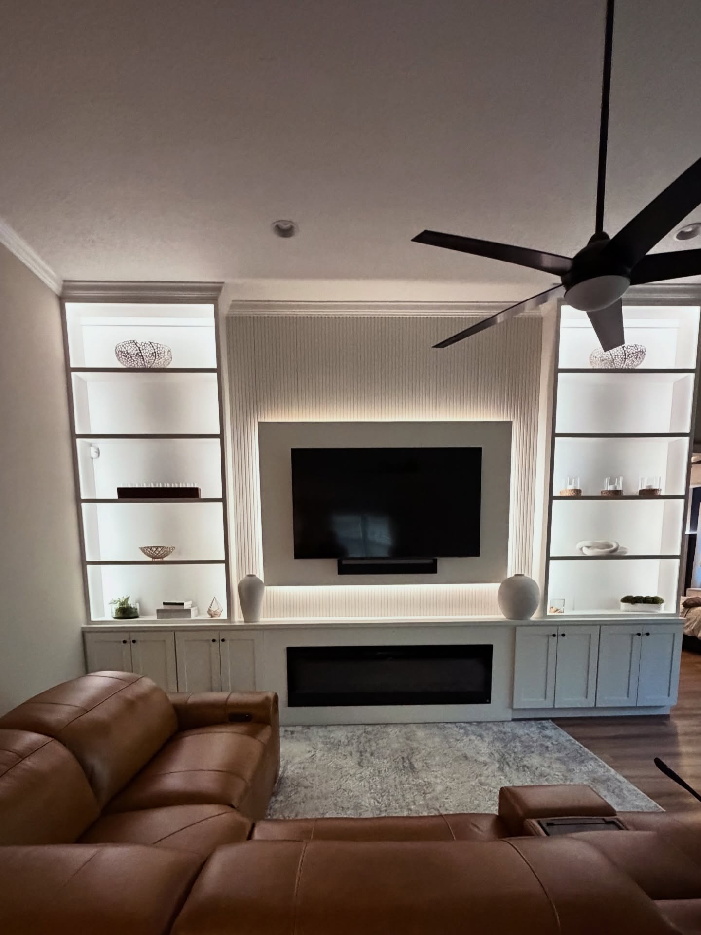 TV Entertainment Centers project by AVP Construction JAX