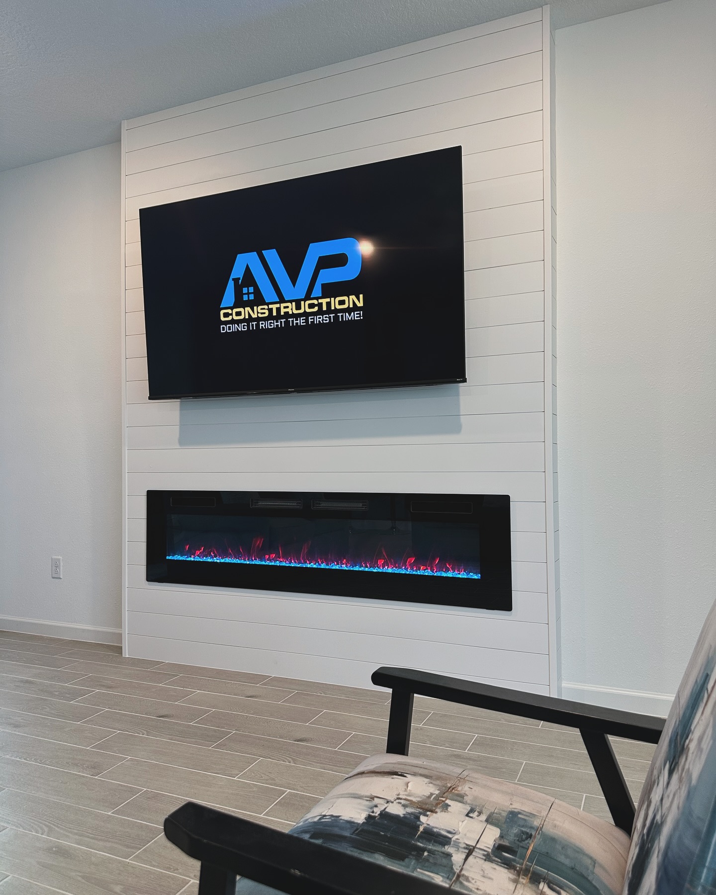 TV Entertainment Centers project by AVP Construction JAX