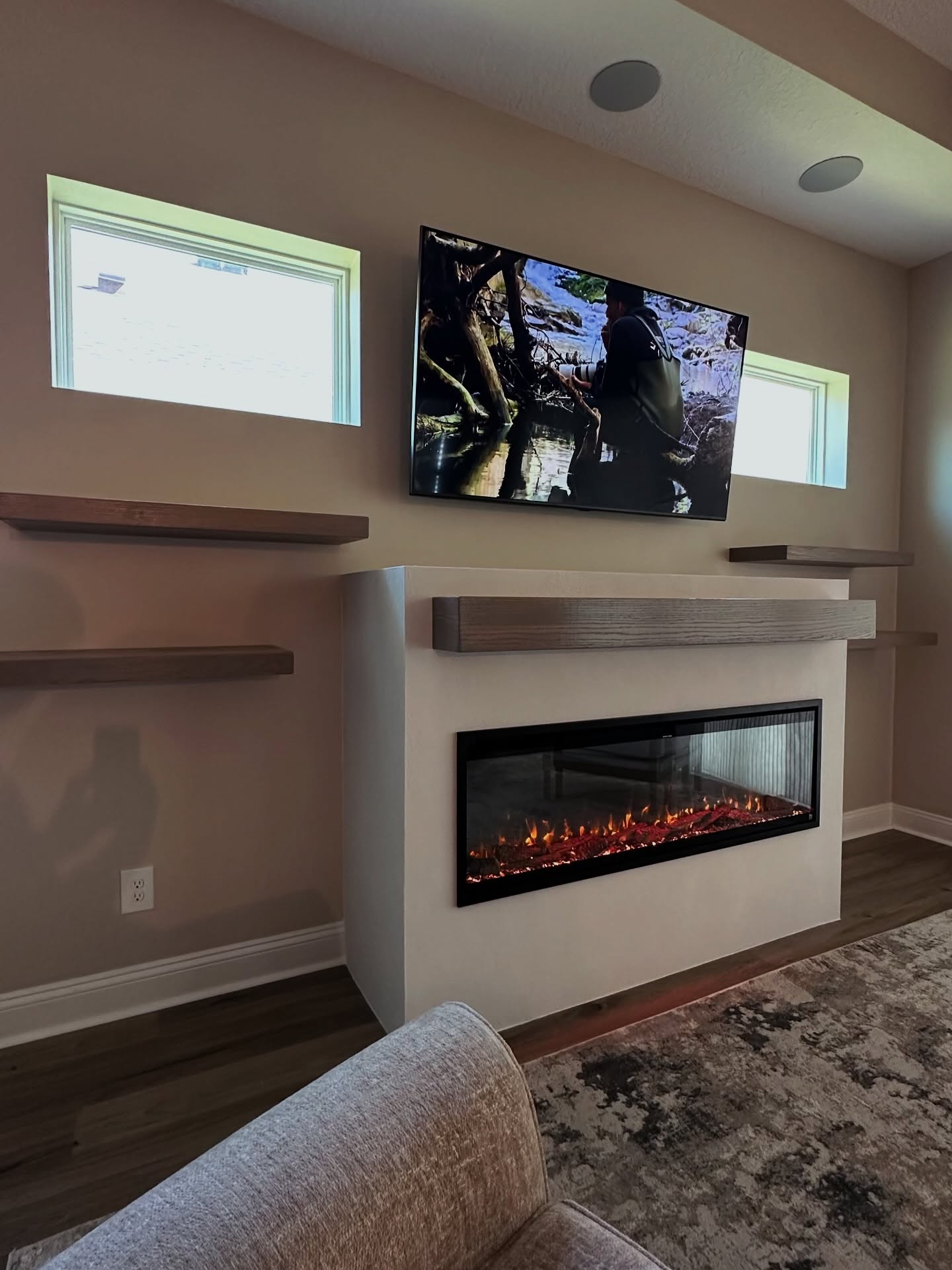 TV Entertainment Centers project by AVP Construction JAX
