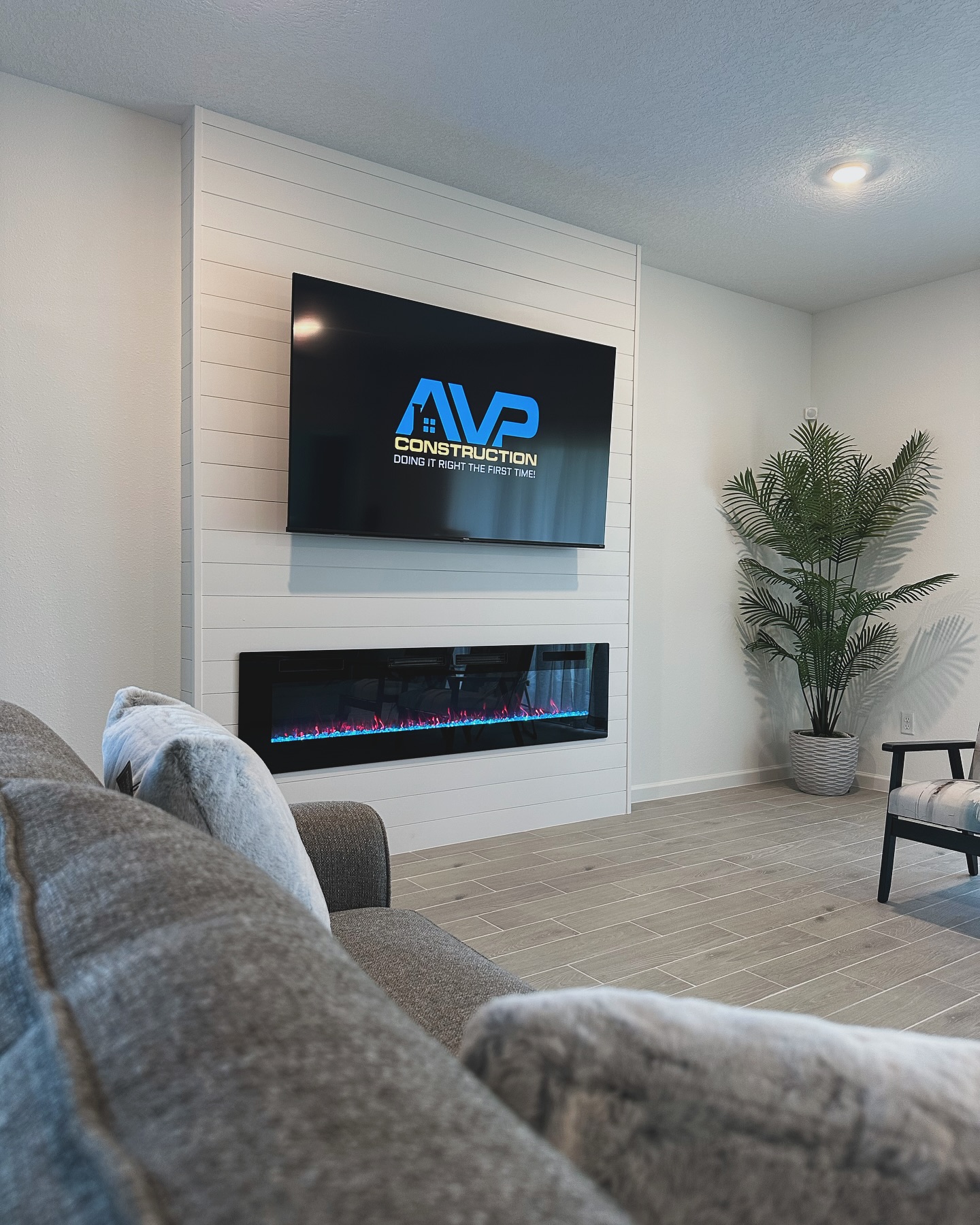 TV Entertainment Centers project by AVP Construction JAX