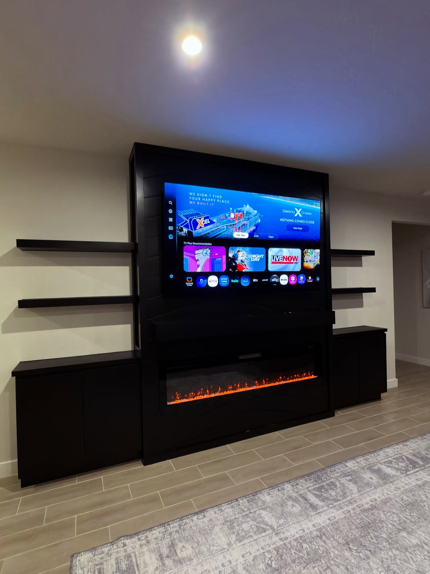 TV Entertainment Centers project by AVP Construction JAX