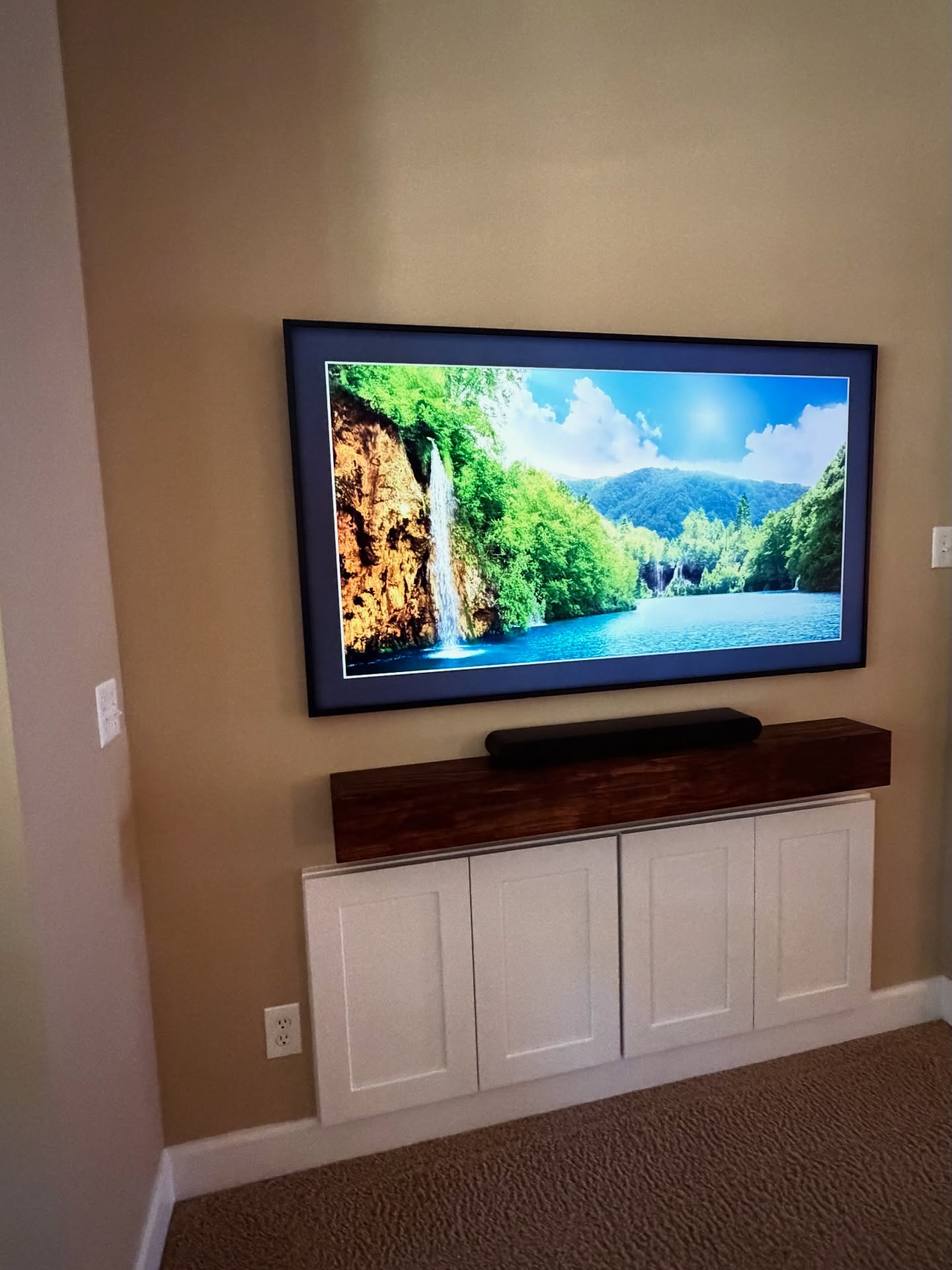TV Entertainment Centers project by AVP Construction JAX