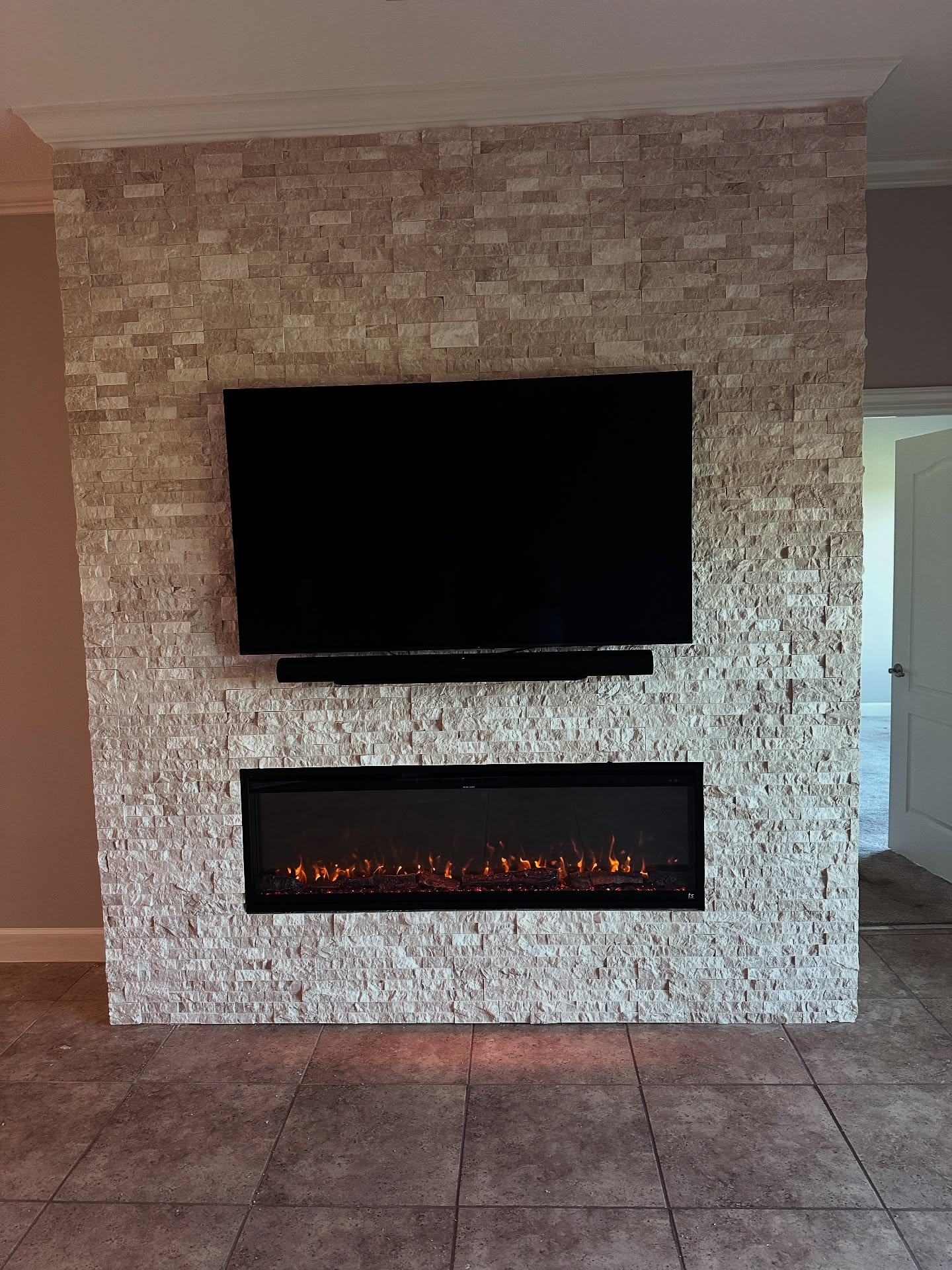 TV Entertainment Centers project by AVP Construction JAX