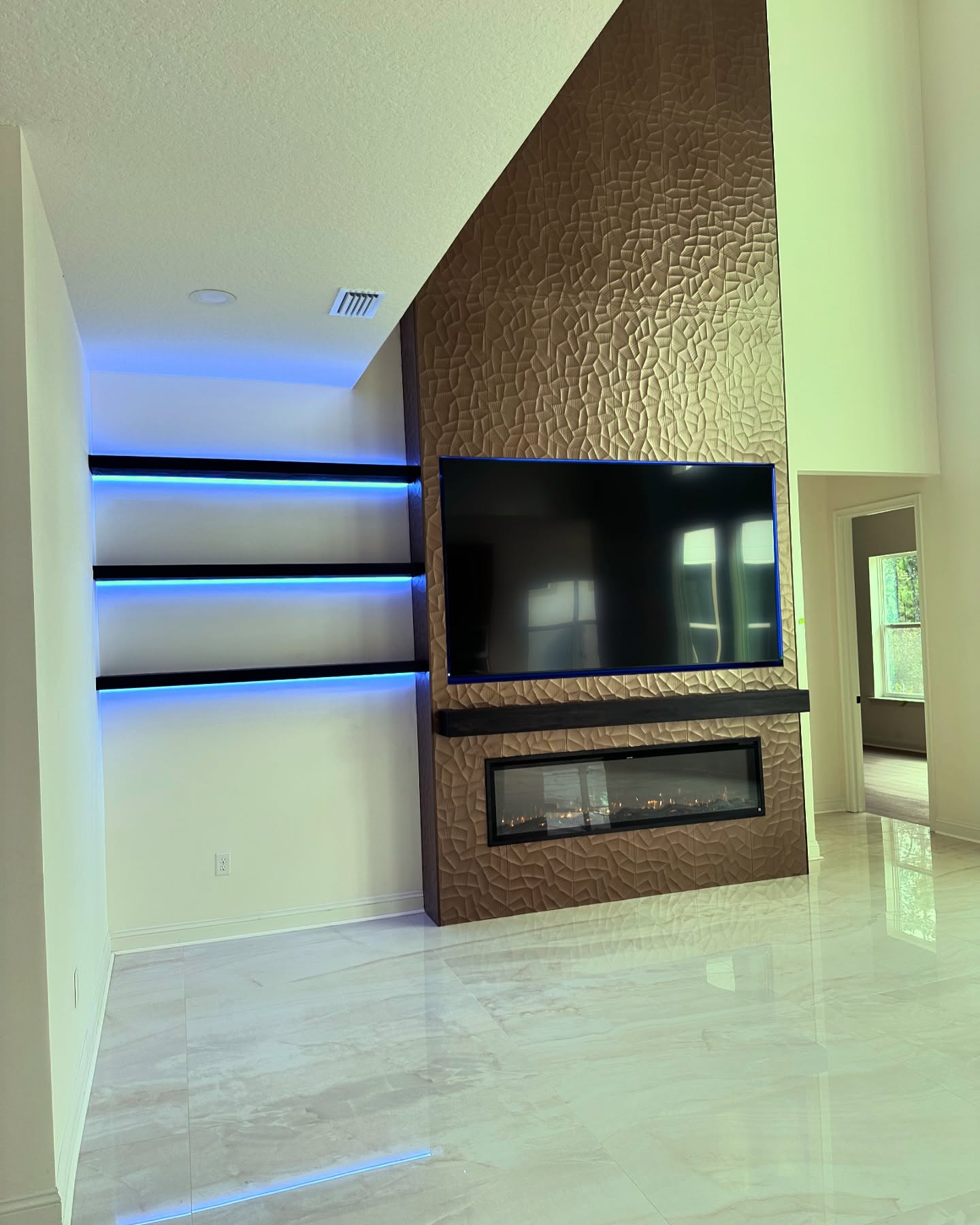 TV Entertainment Centers project by AVP Construction JAX