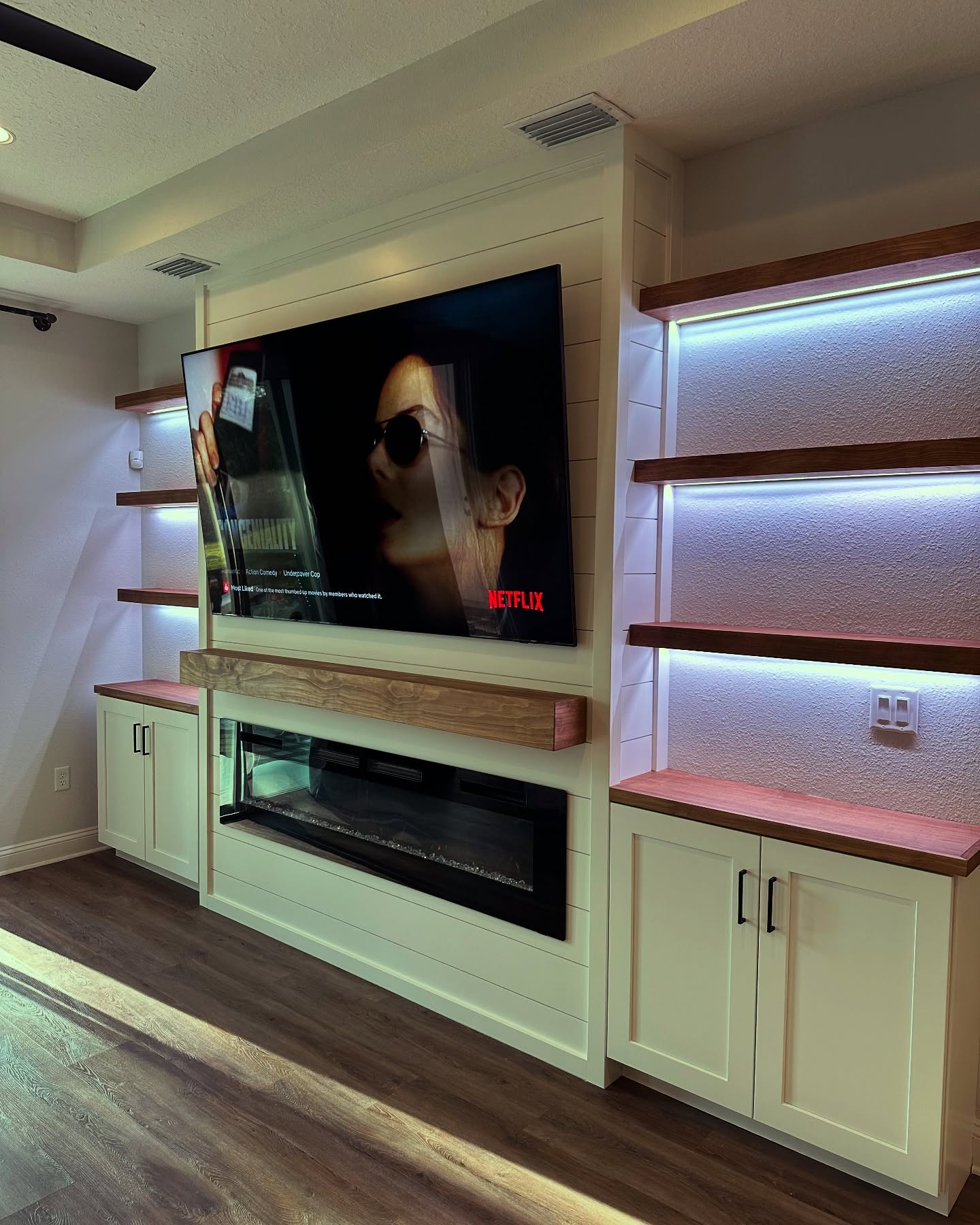 TV Entertainment Centers project by AVP Construction JAX