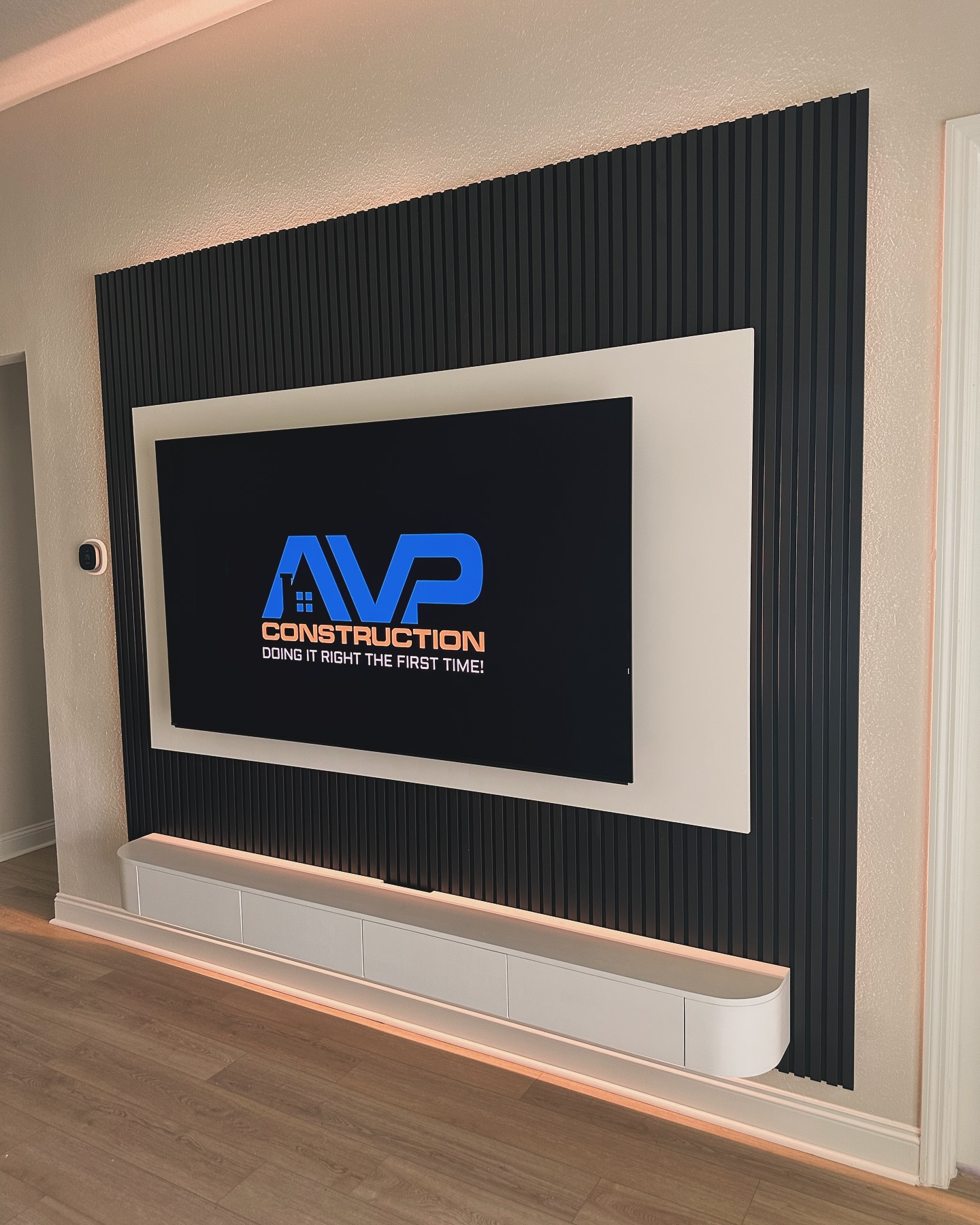 TV Entertainment Centers project by AVP Construction JAX