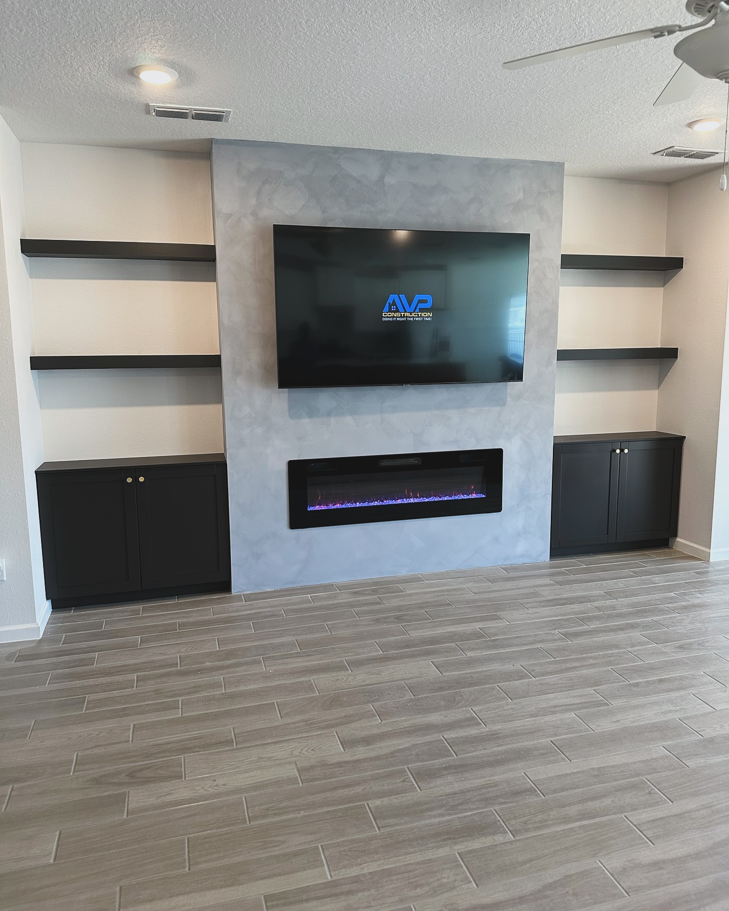 TV Entertainment Centers project by AVP Construction JAX