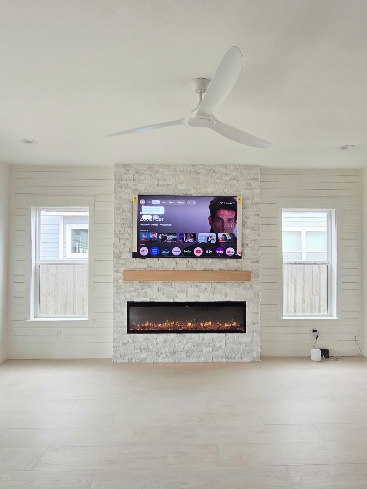TV Entertainment Centers project by AVP Construction JAX