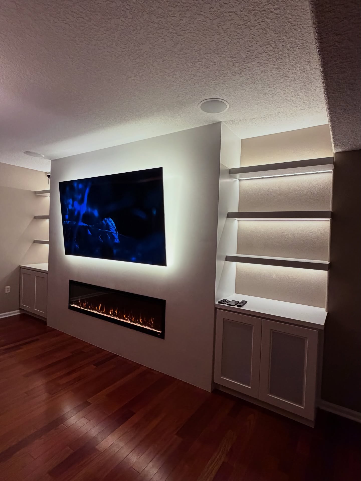 TV Entertainment Centers project by AVP Construction JAX