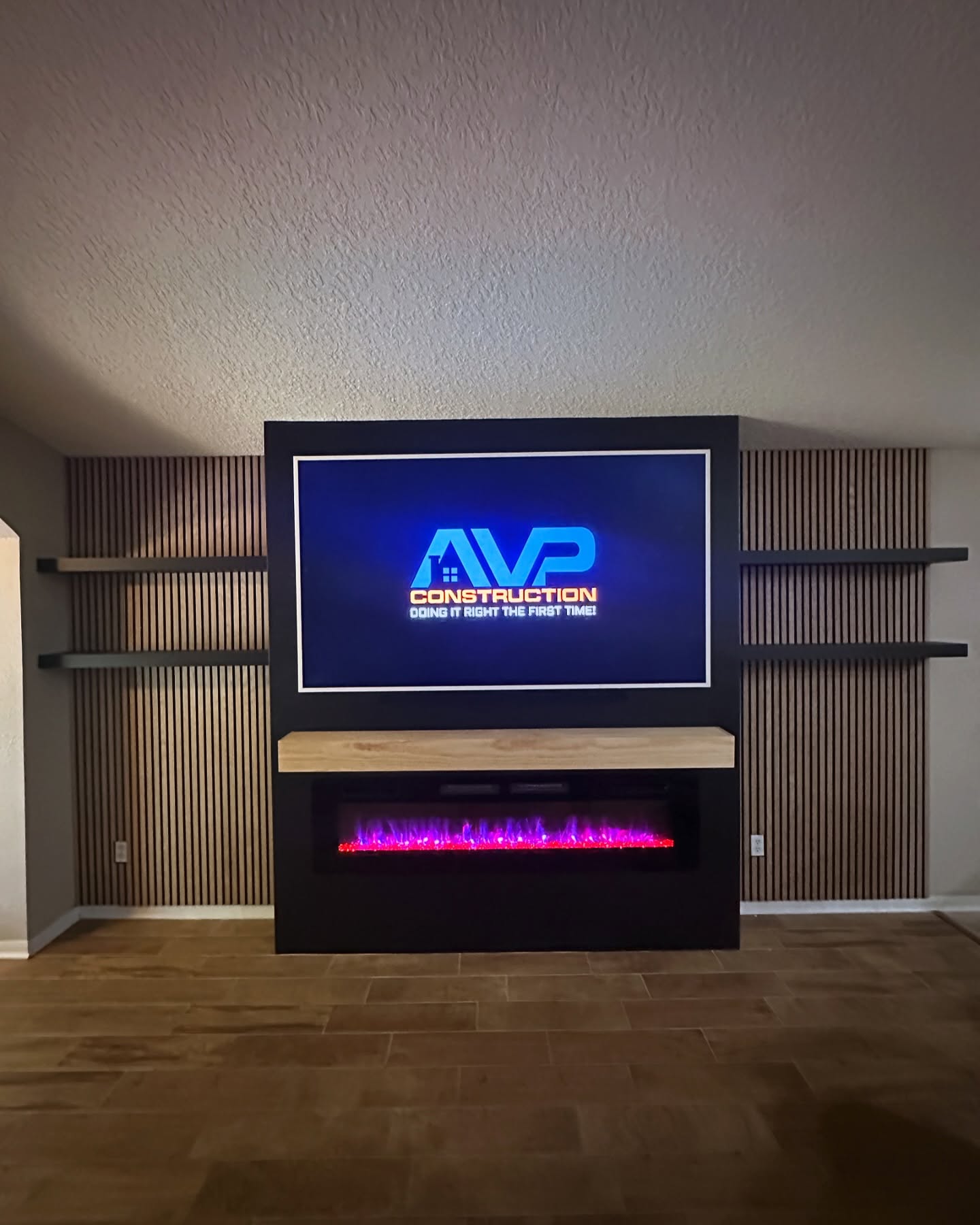 TV Entertainment Centers project by AVP Construction JAX