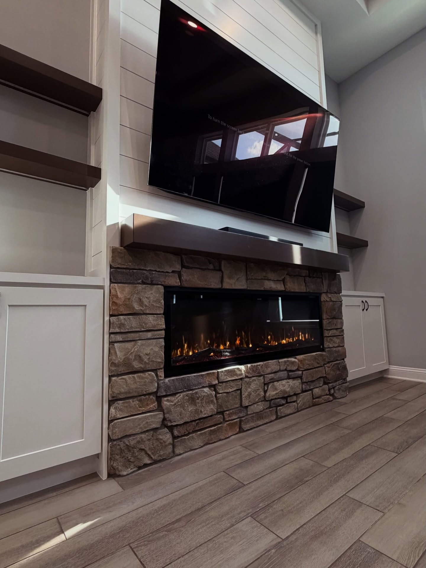 TV Entertainment Centers project by AVP Construction JAX