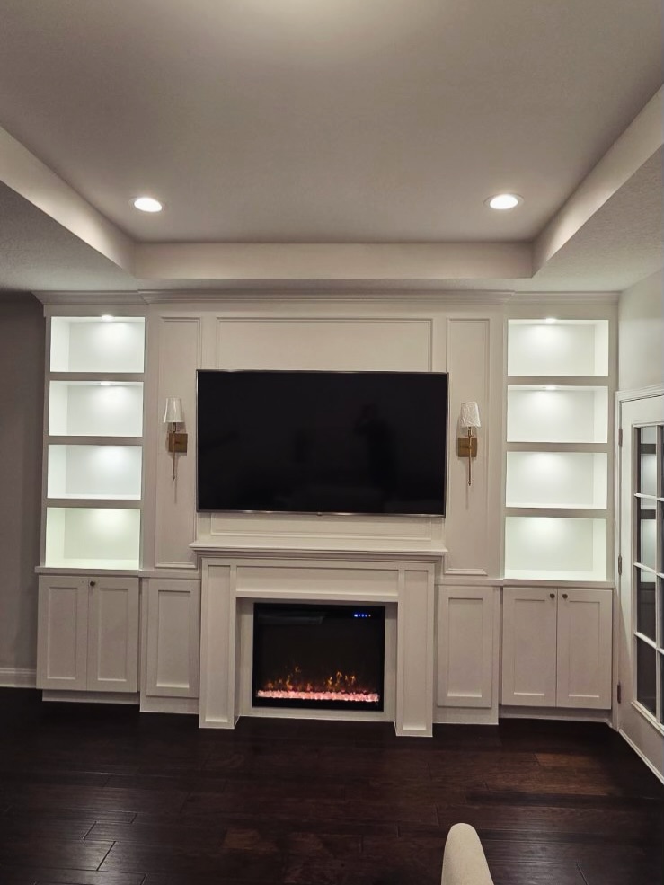TV Entertainment Centers project by AVP Construction JAX