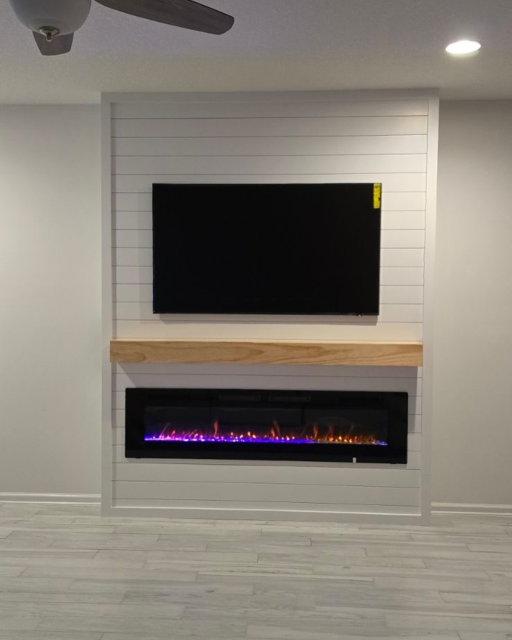 TV Entertainment Centers project by AVP Construction JAX