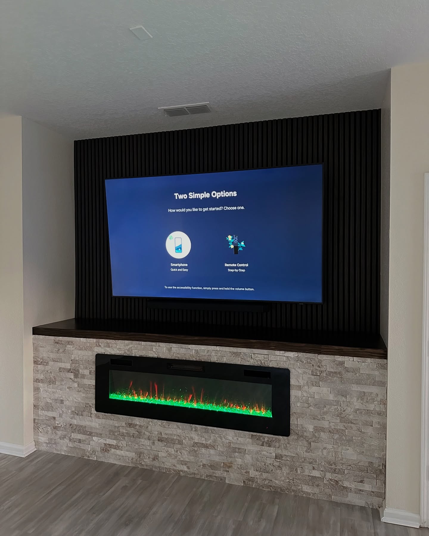 TV Entertainment Centers project by AVP Construction JAX
