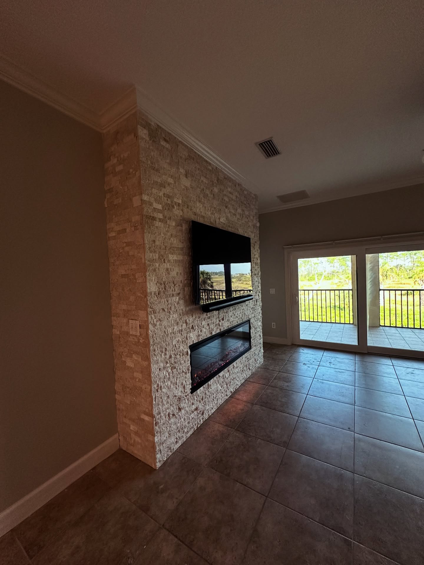 TV Entertainment Centers project by AVP Construction JAX
