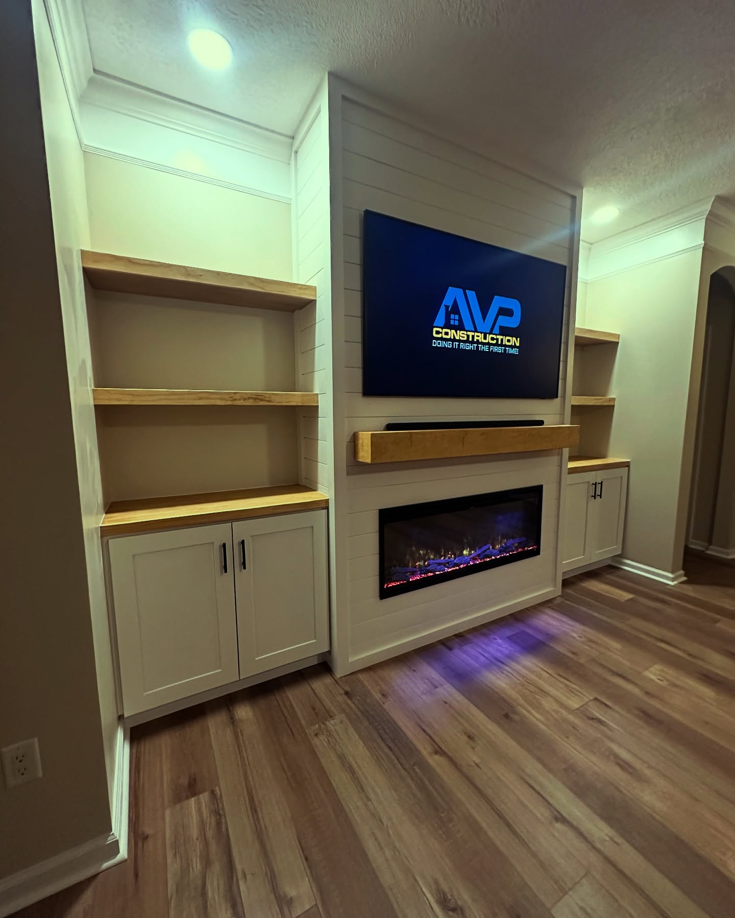 TV Entertainment Centers project by AVP Construction JAX