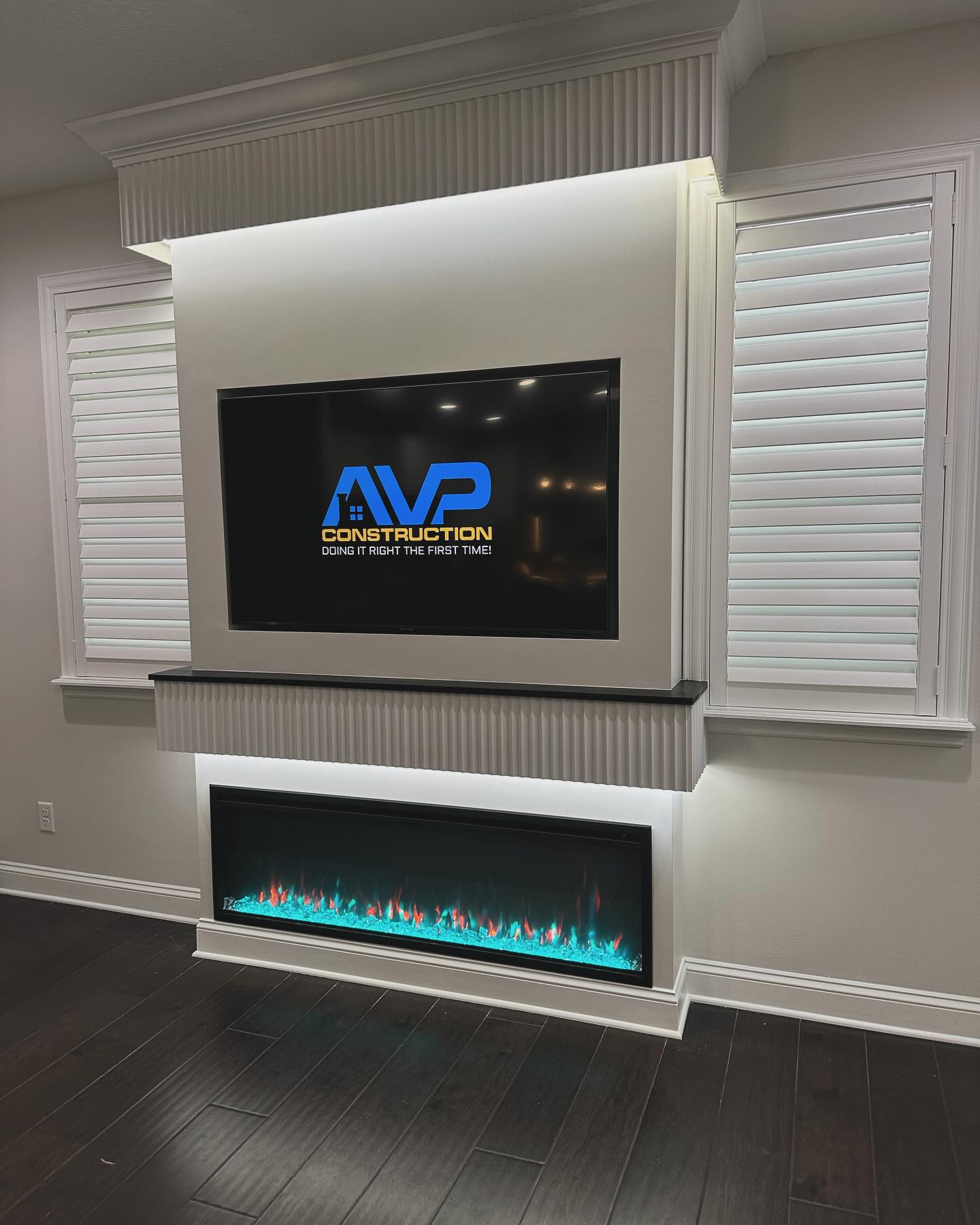 TV Entertainment Centers project by AVP Construction JAX