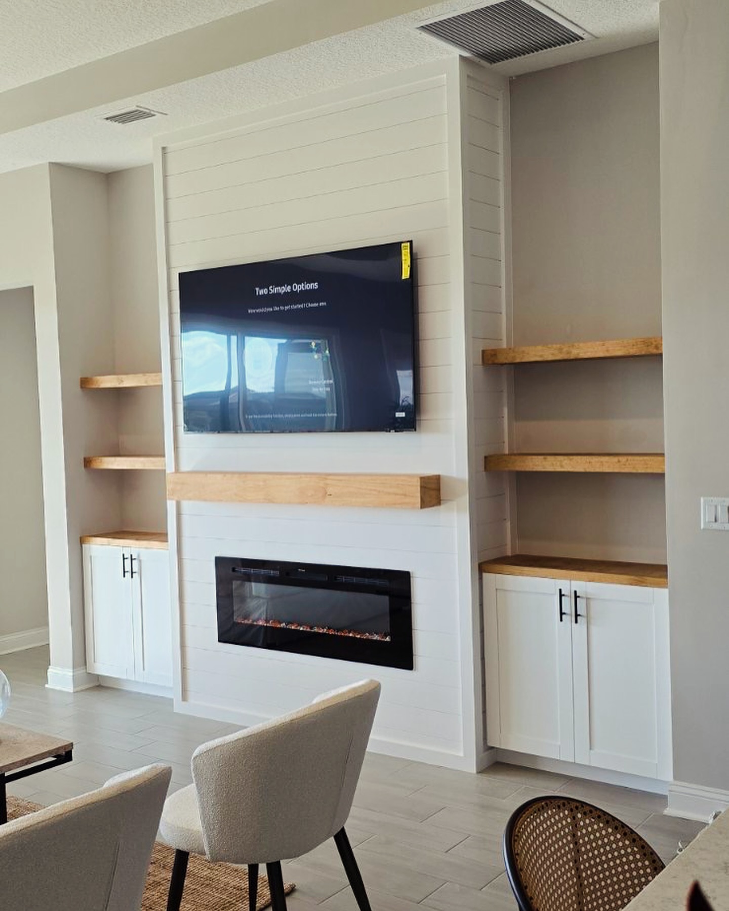 TV Entertainment Centers project by AVP Construction JAX