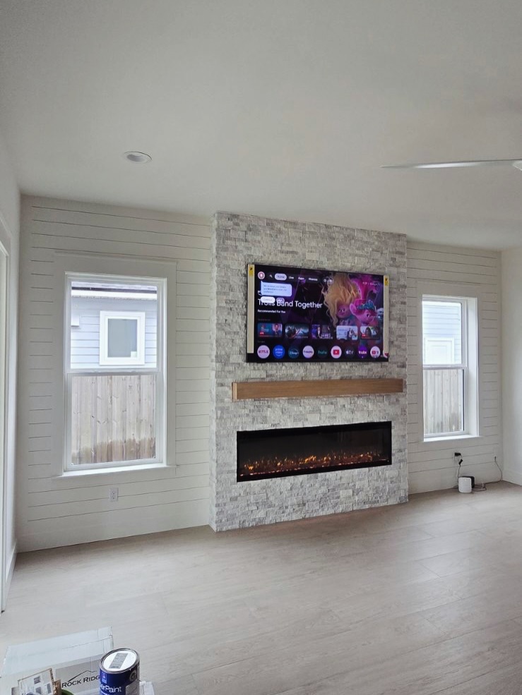 TV Entertainment Centers project by AVP Construction JAX