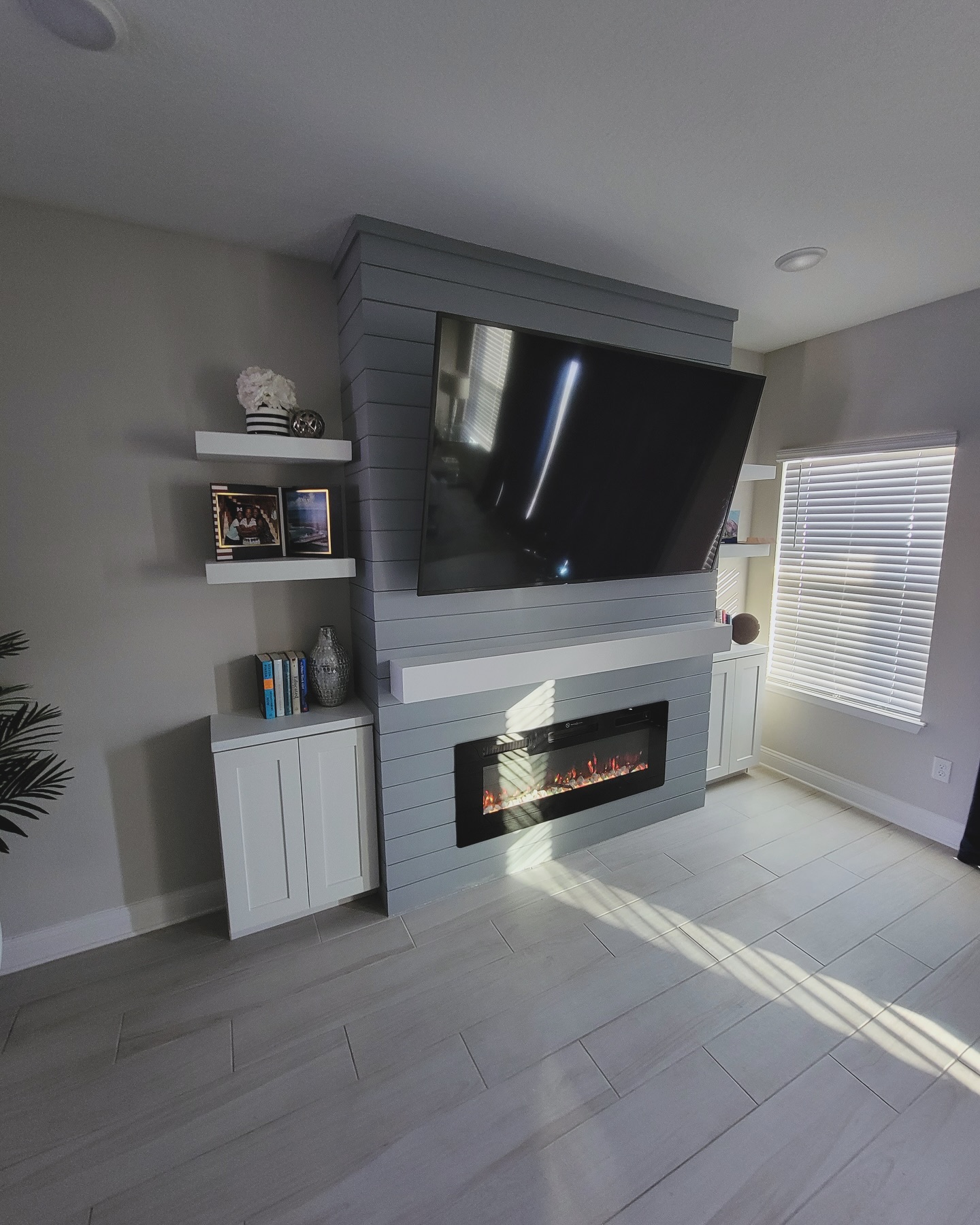 TV Entertainment Centers project by AVP Construction JAX