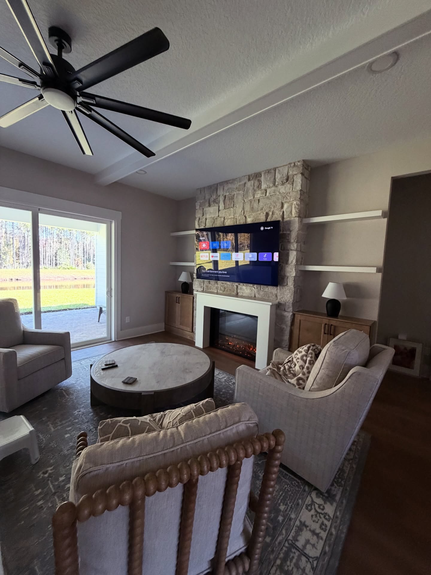 TV Entertainment Centers project by AVP Construction JAX