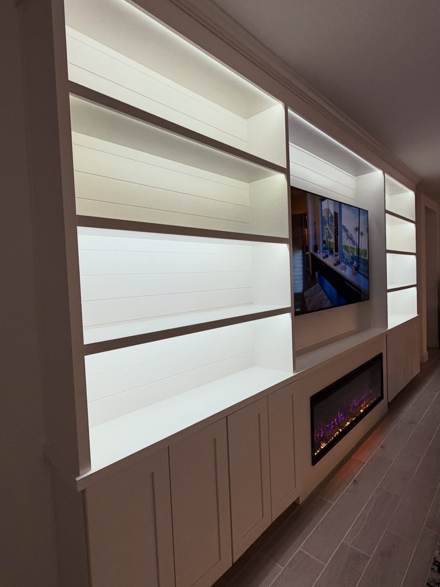 TV Entertainment Centers project by AVP Construction JAX