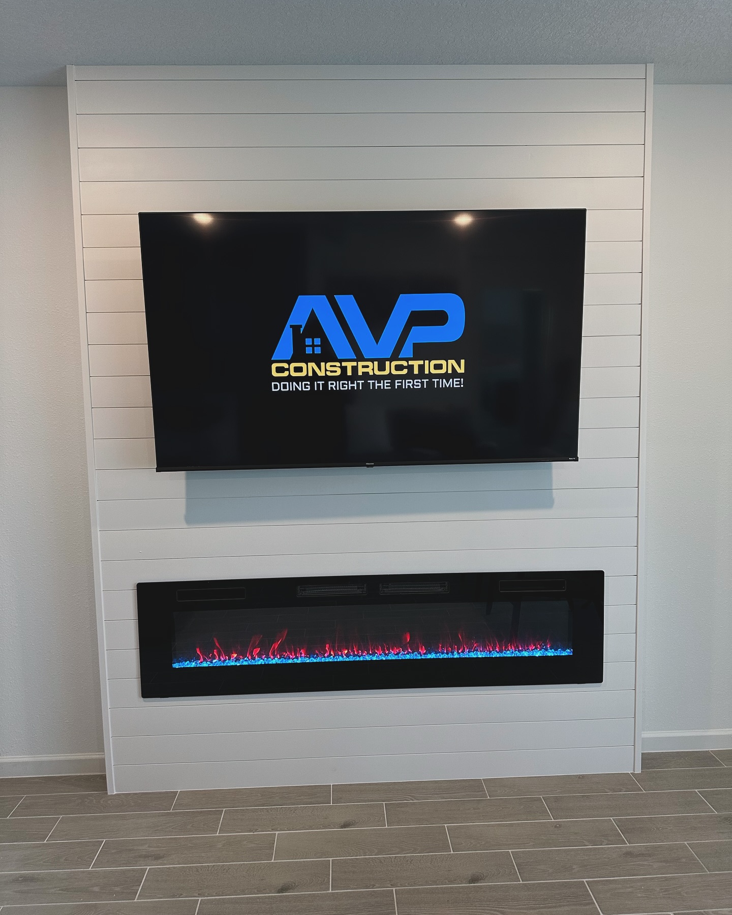 TV Entertainment Centers project by AVP Construction JAX