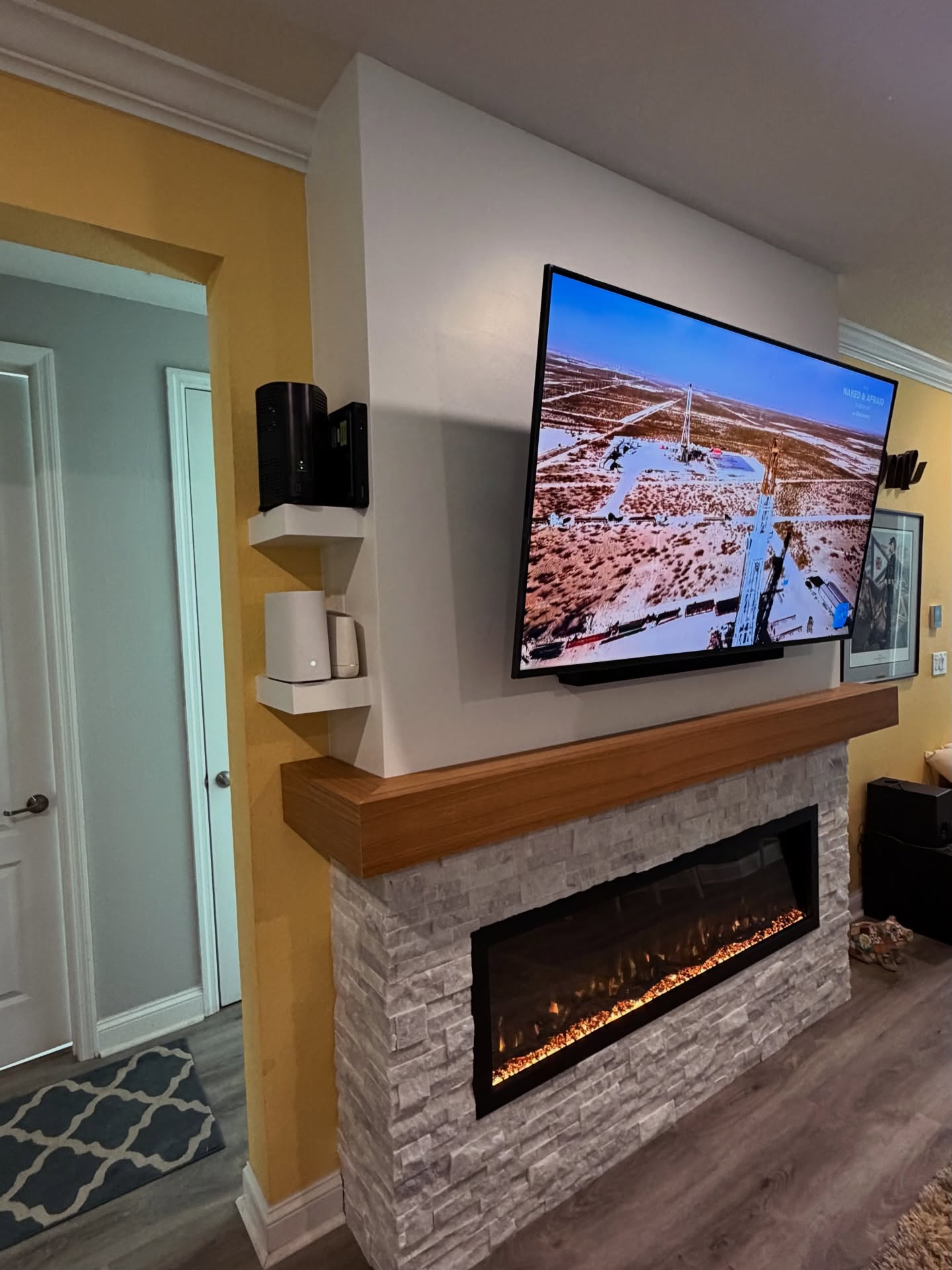 TV Entertainment Centers project by AVP Construction JAX